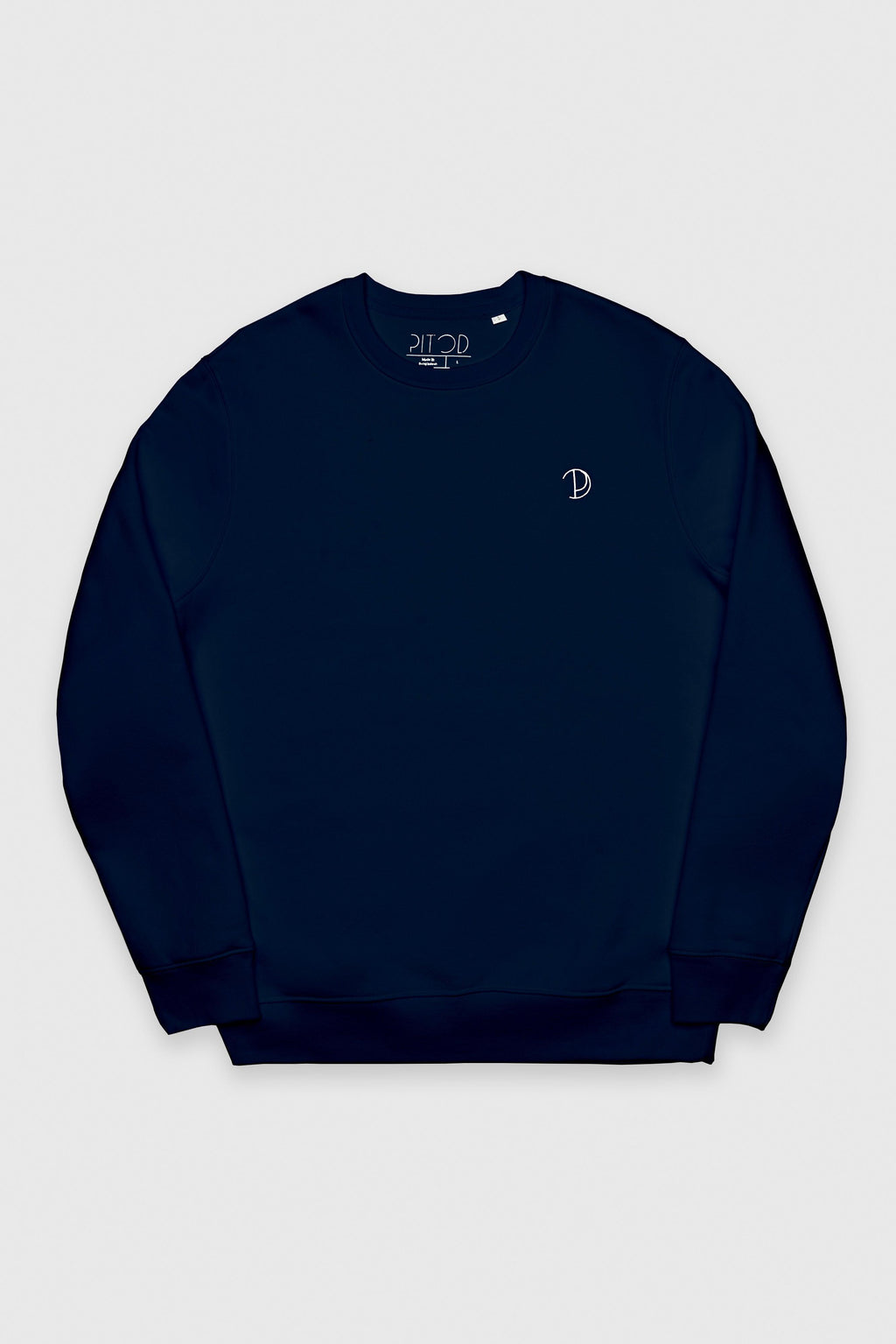Organic Cotton Embroidered Logo Sweatshirt