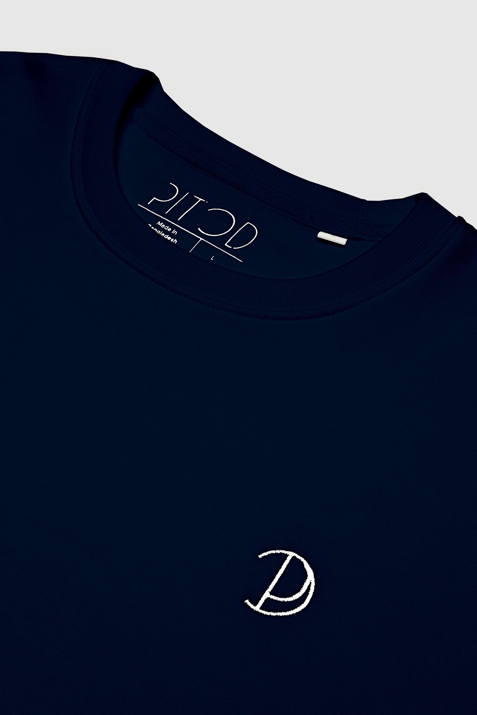 Organic Cotton Embroidered Logo Sweatshirt