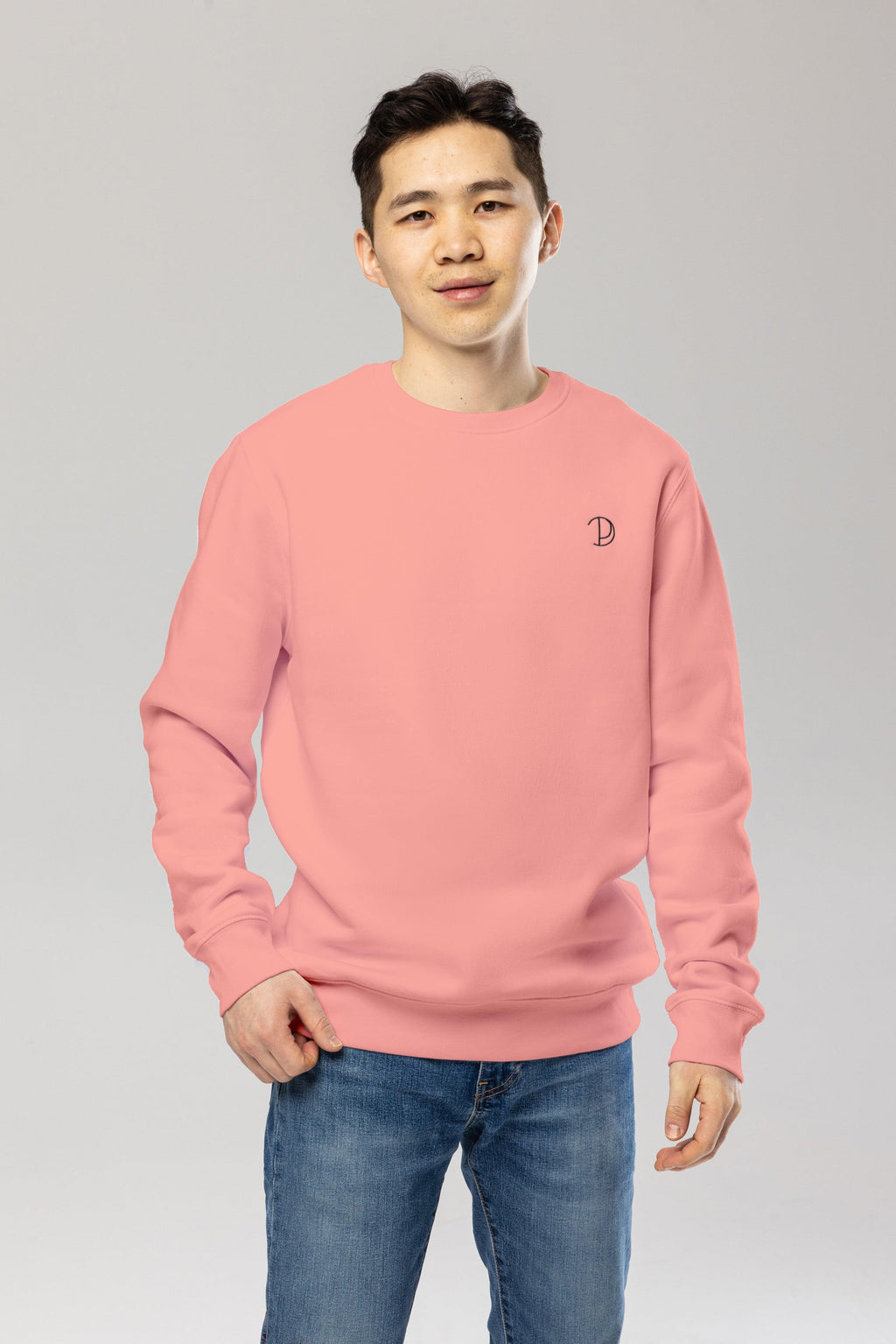 Organic Cotton Embroidered Logo Sweatshirt
