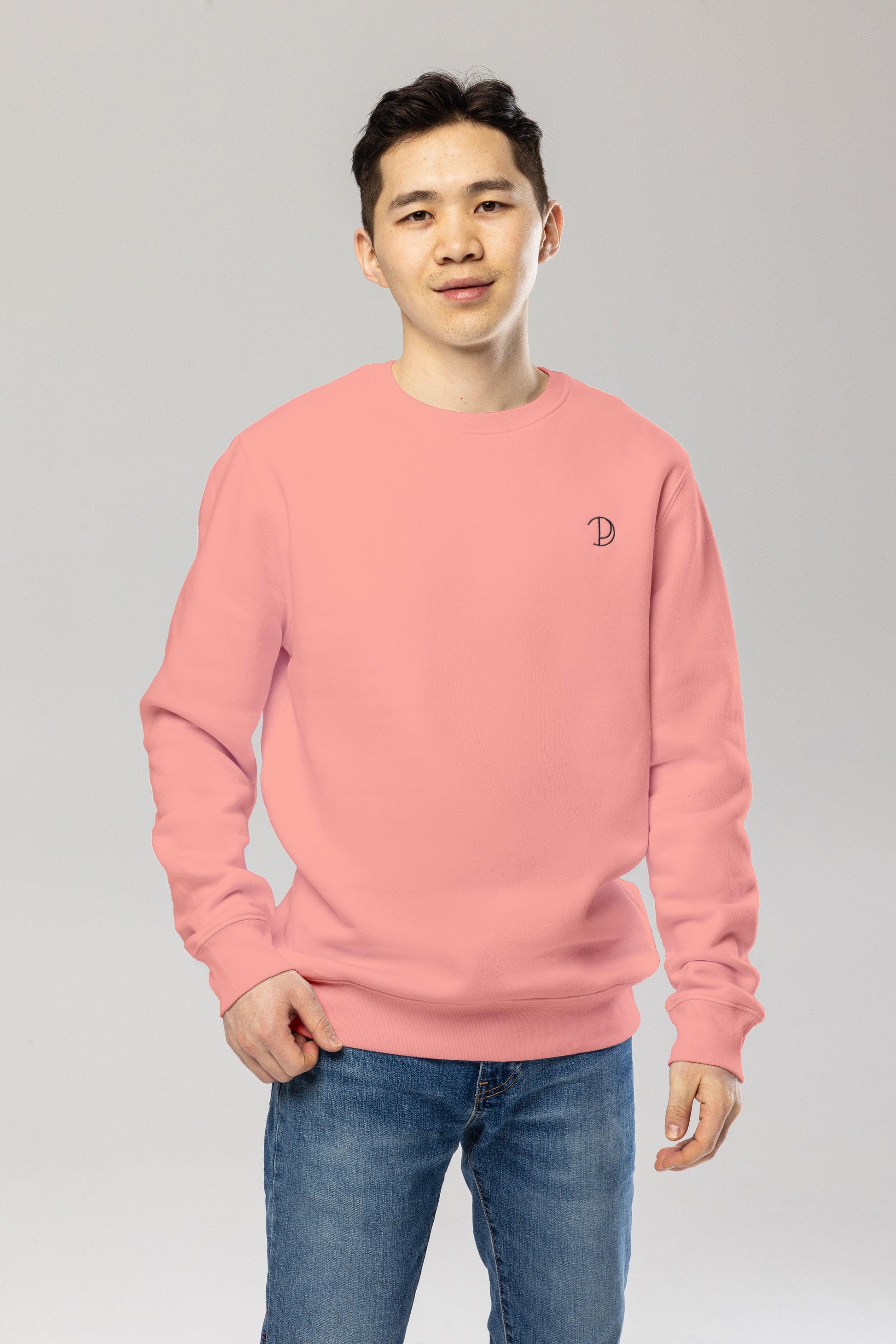 Organic Cotton Embroidered Logo Sweatshirt