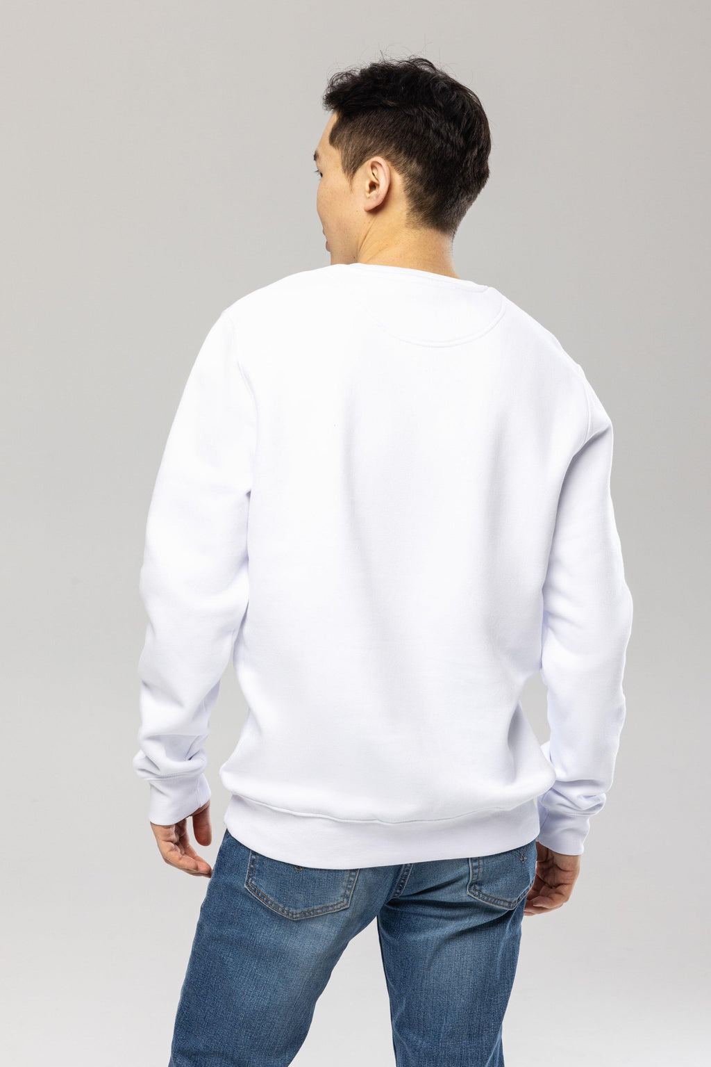 Organic Cotton Embroidered Logo Sweatshirt