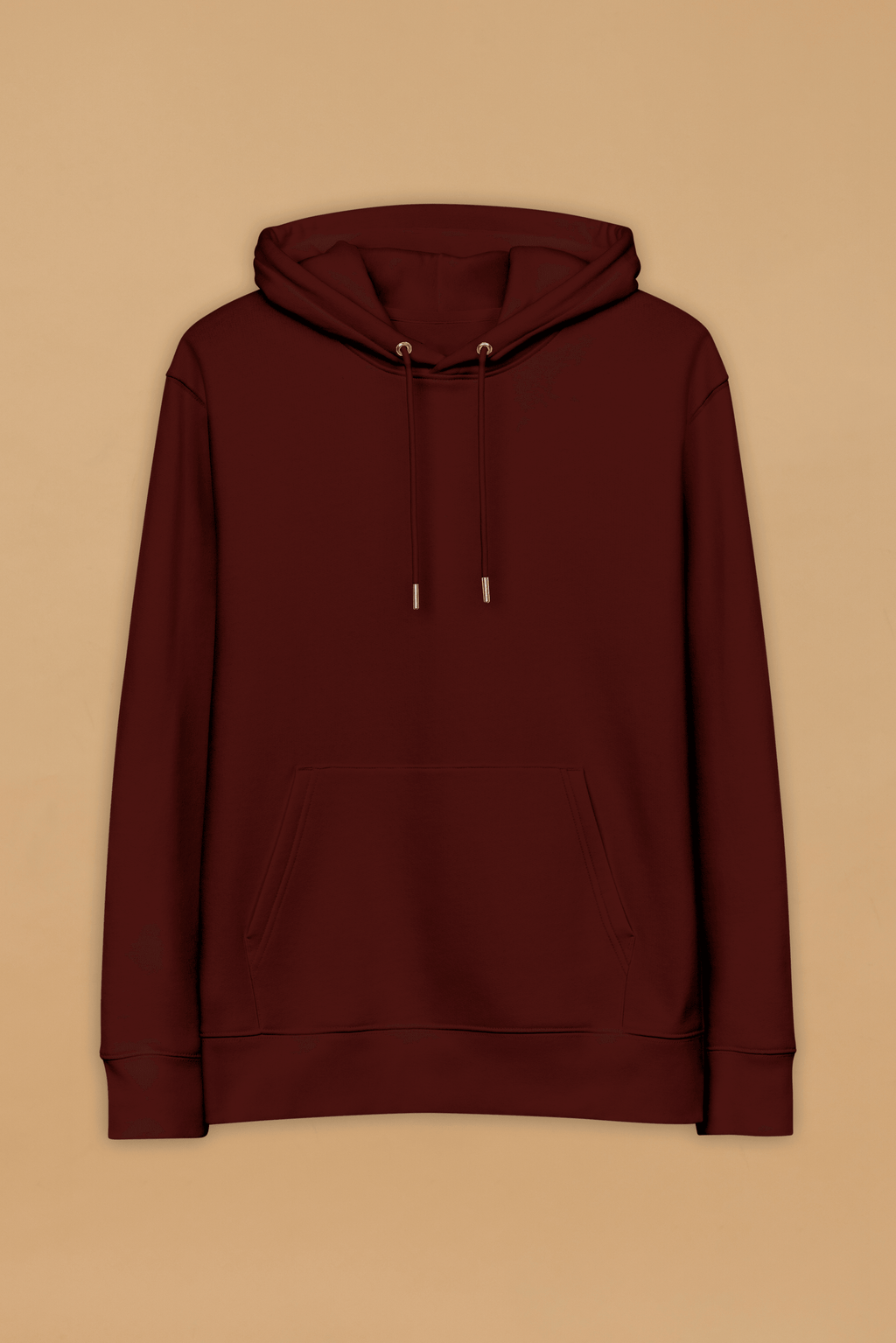 Burgundy Organic Cotton Hoodie