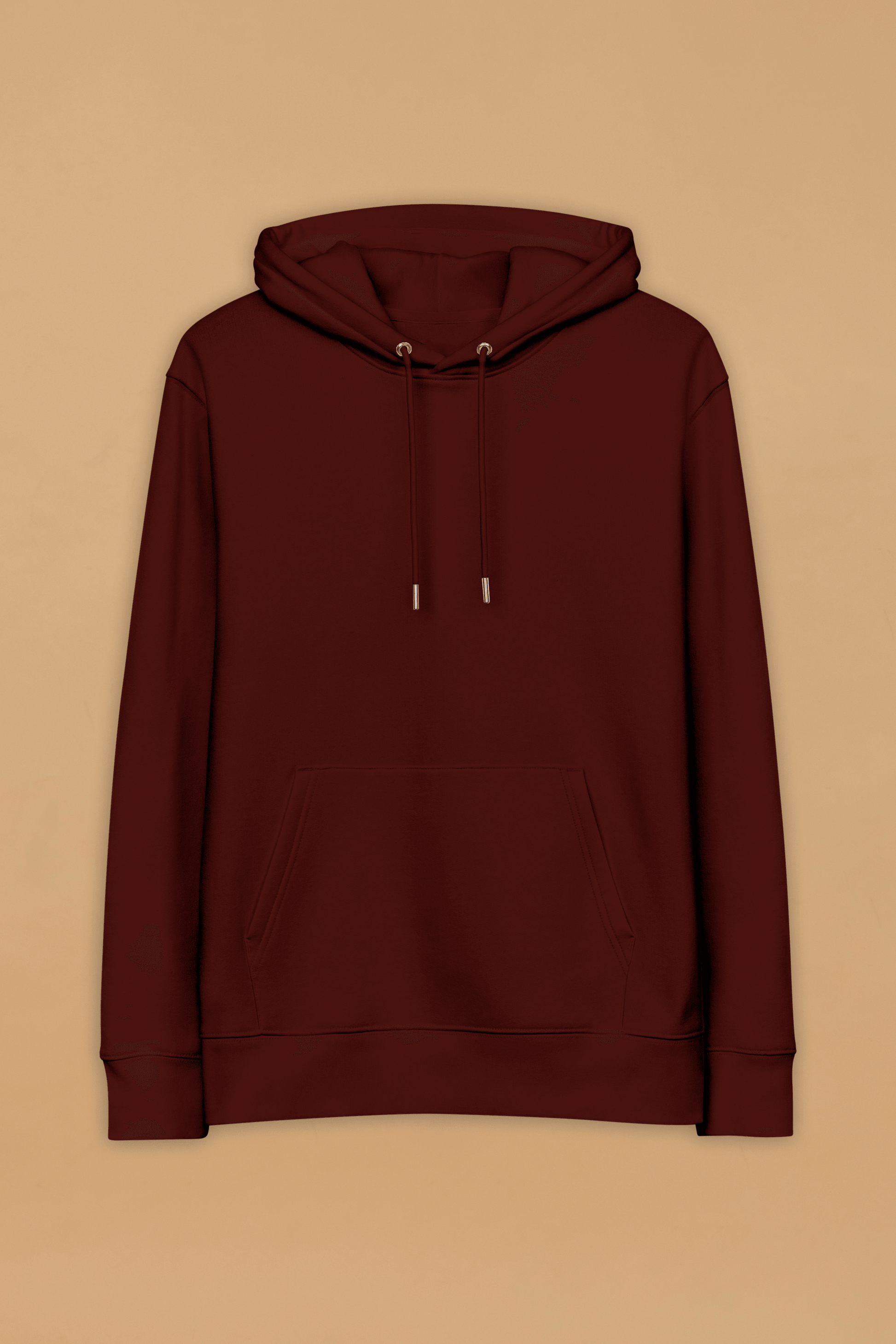 Burgundy Organic Cotton Hoodie