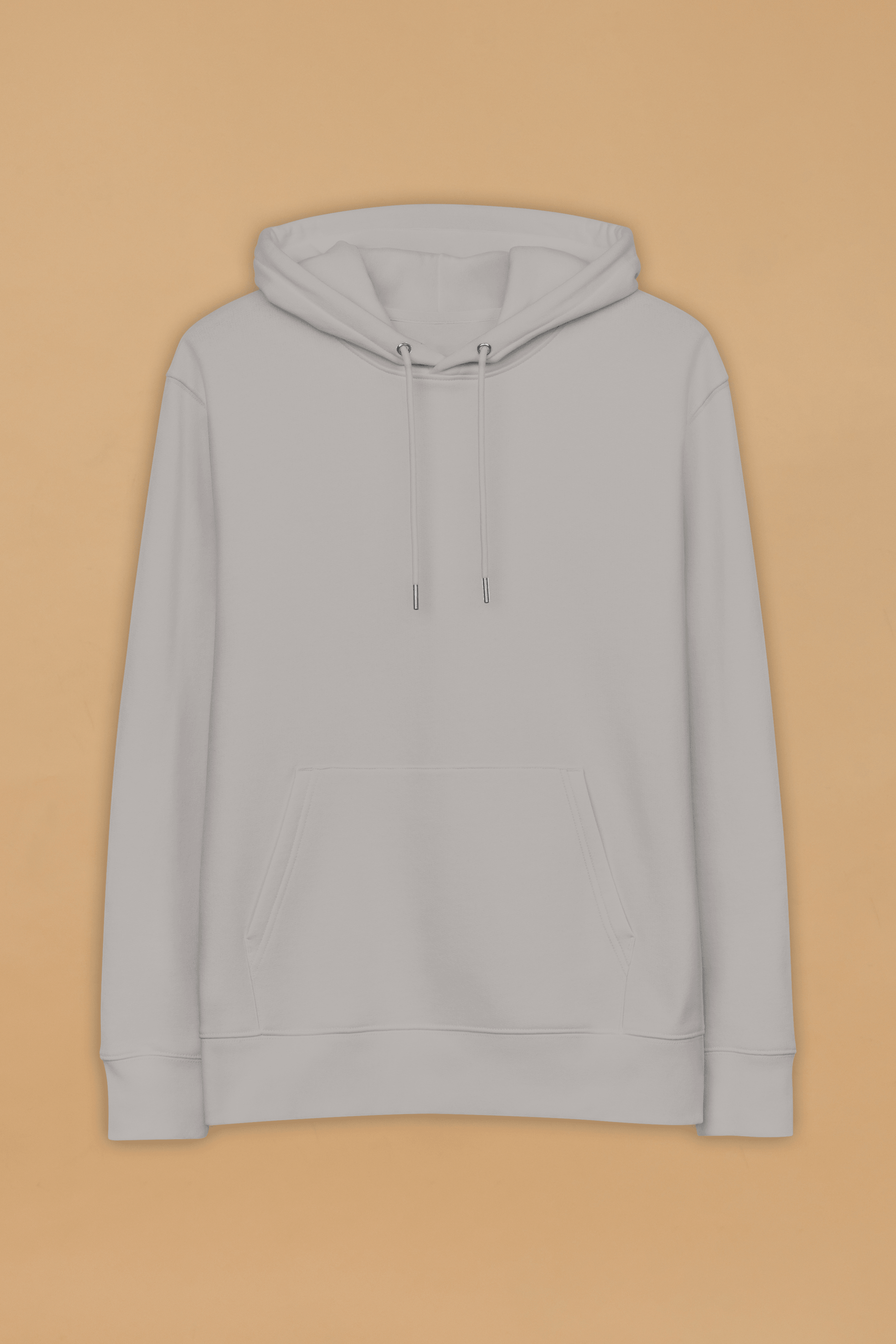 Minimalist Grey Hoodie in Organic Cotton