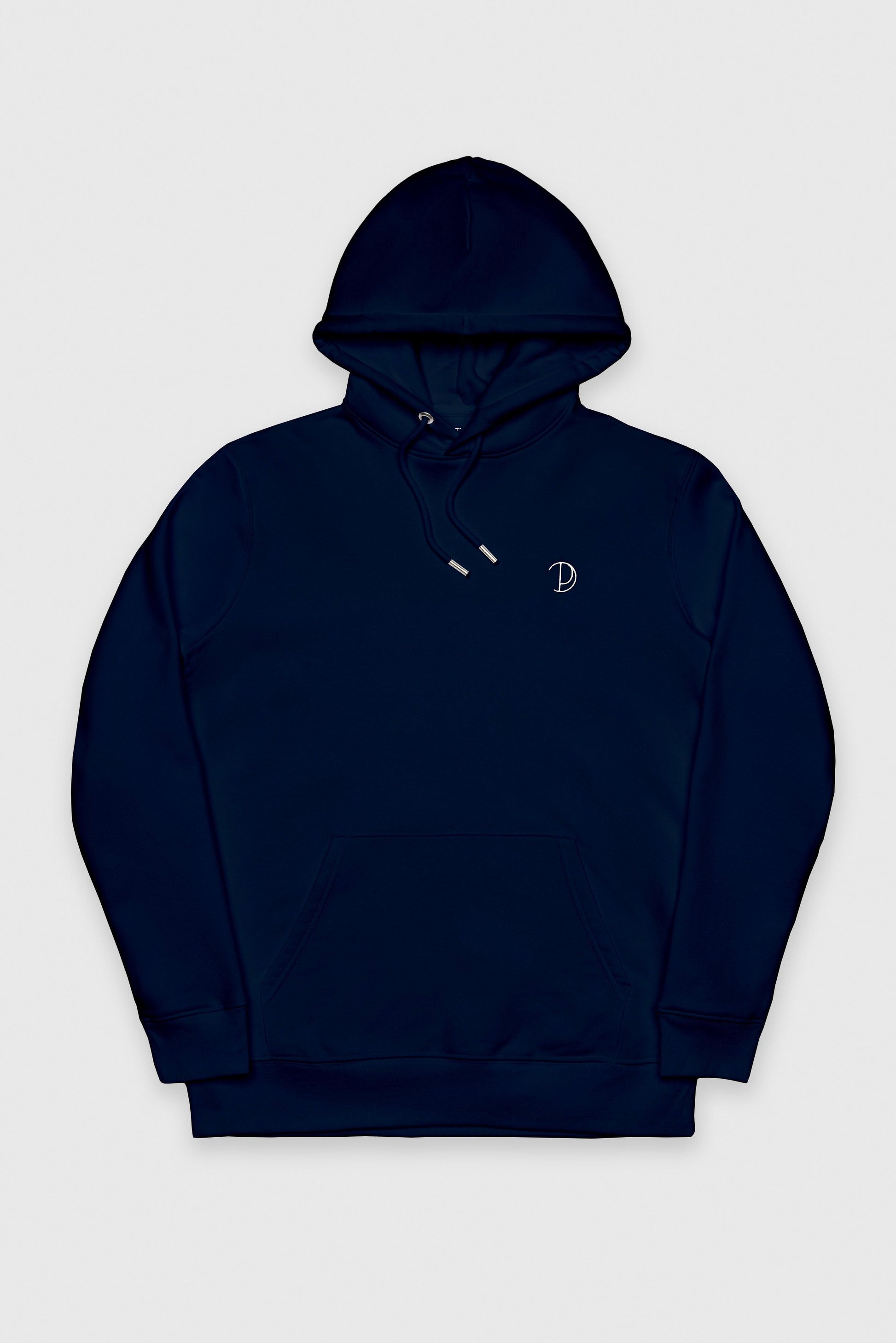 Organic Cotton Embroidered Logo Hoodie