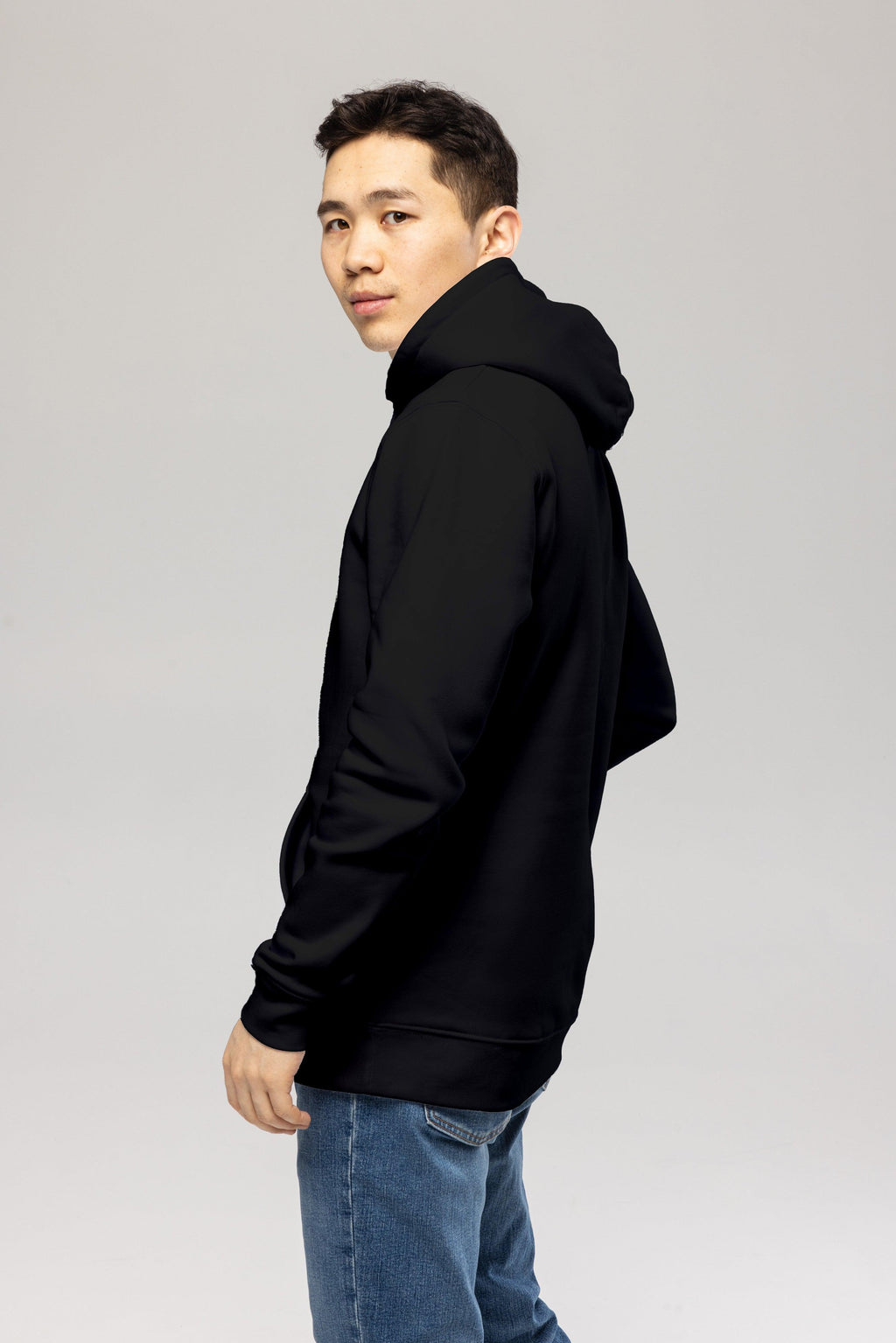 Embroidered Logo Hoodie in Organic Cotton