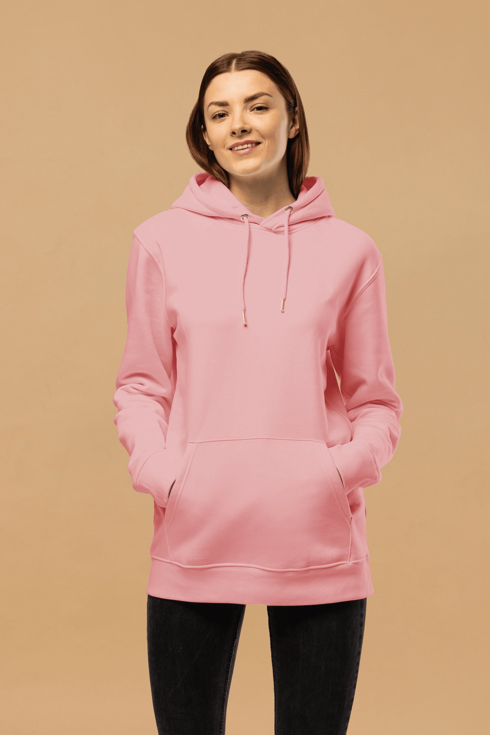 Organic Cotton Pink Hoodie