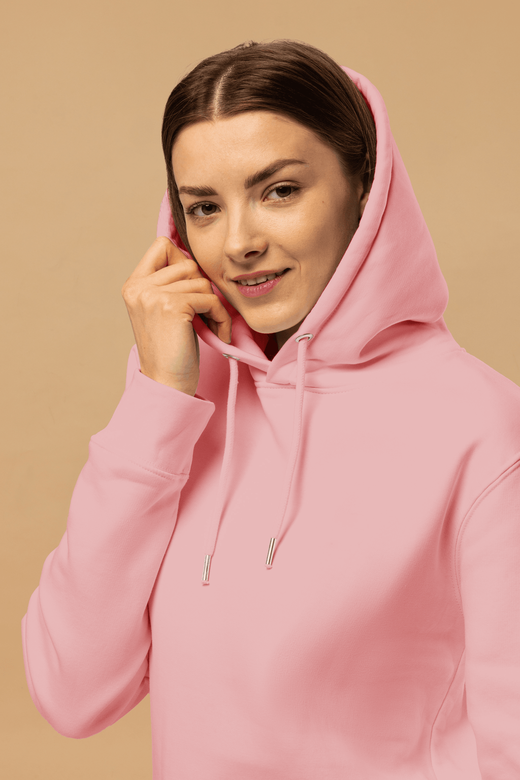 Organic Cotton Pink Hoodie