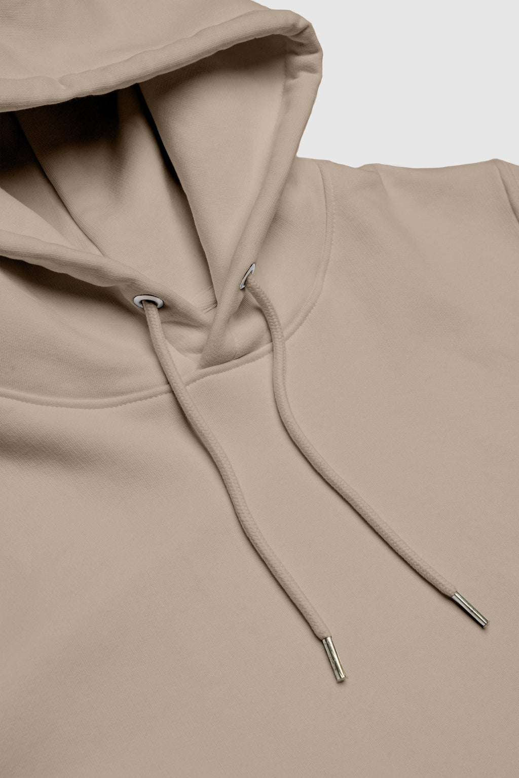 Organic Cotton Sleeve Hoodie in Desert Dust
