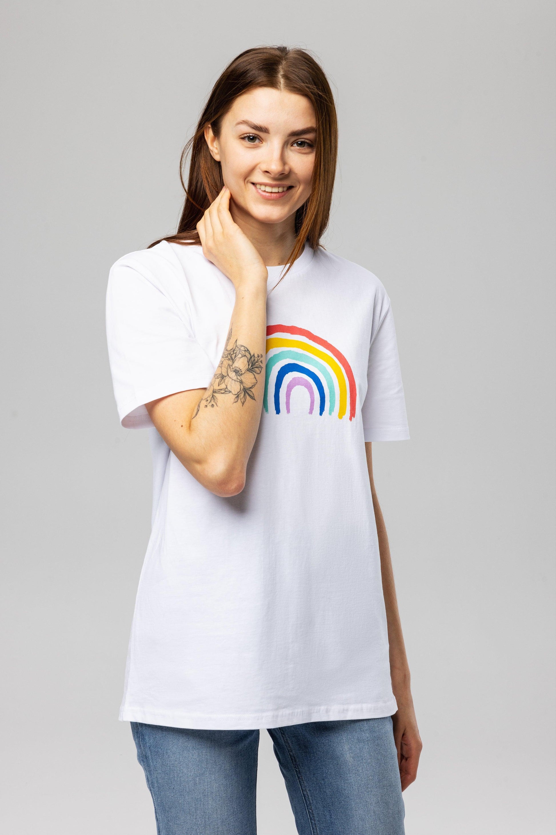 Rainbow Pride T-Shirt in Organic Cotton