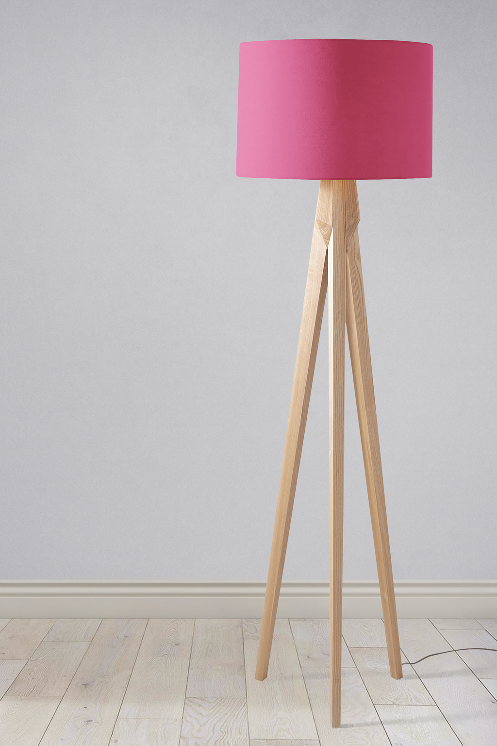 Cerise Pink Lampshade for Table and Ceiling Lights
