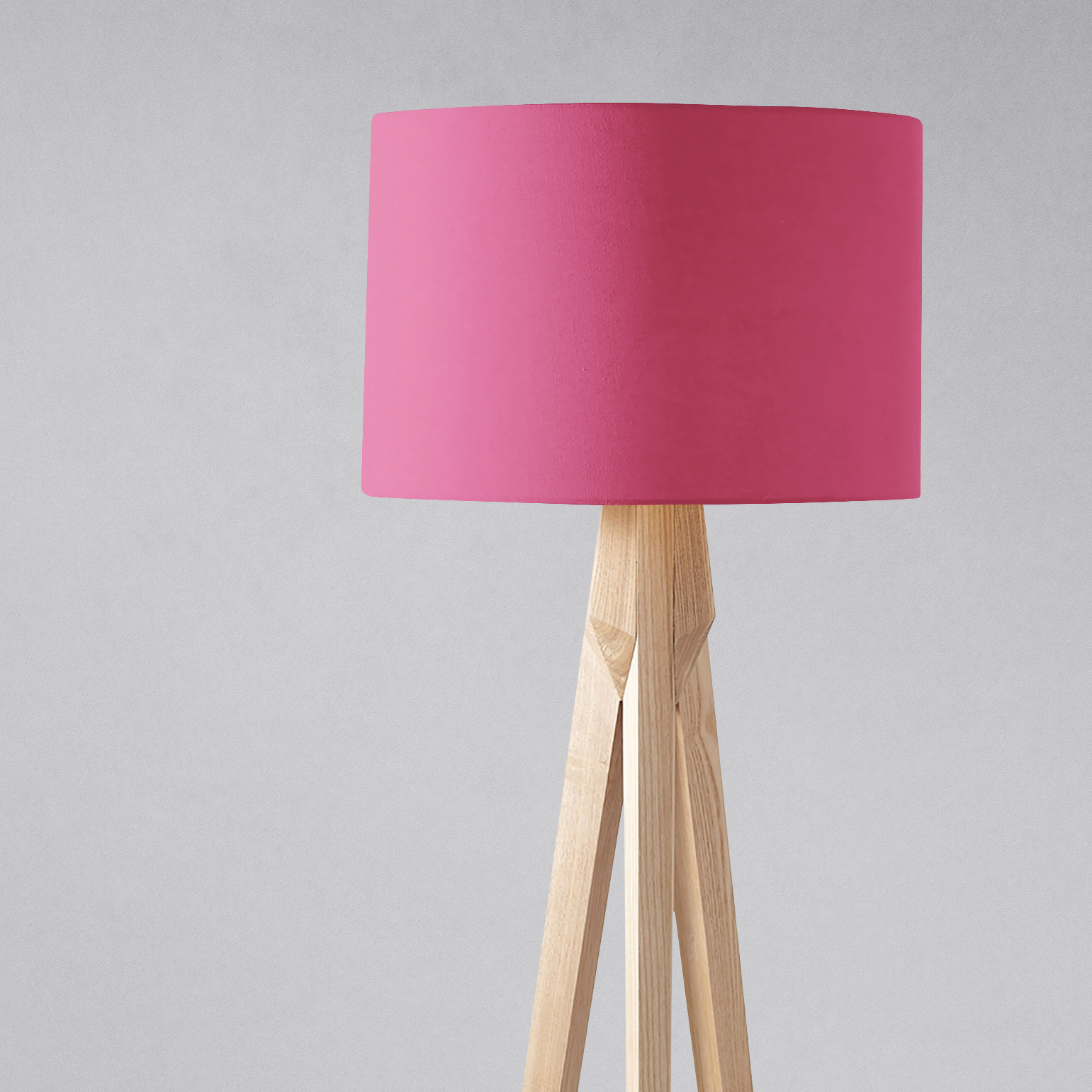 Cerise Pink Lampshade for Table and Ceiling Lights