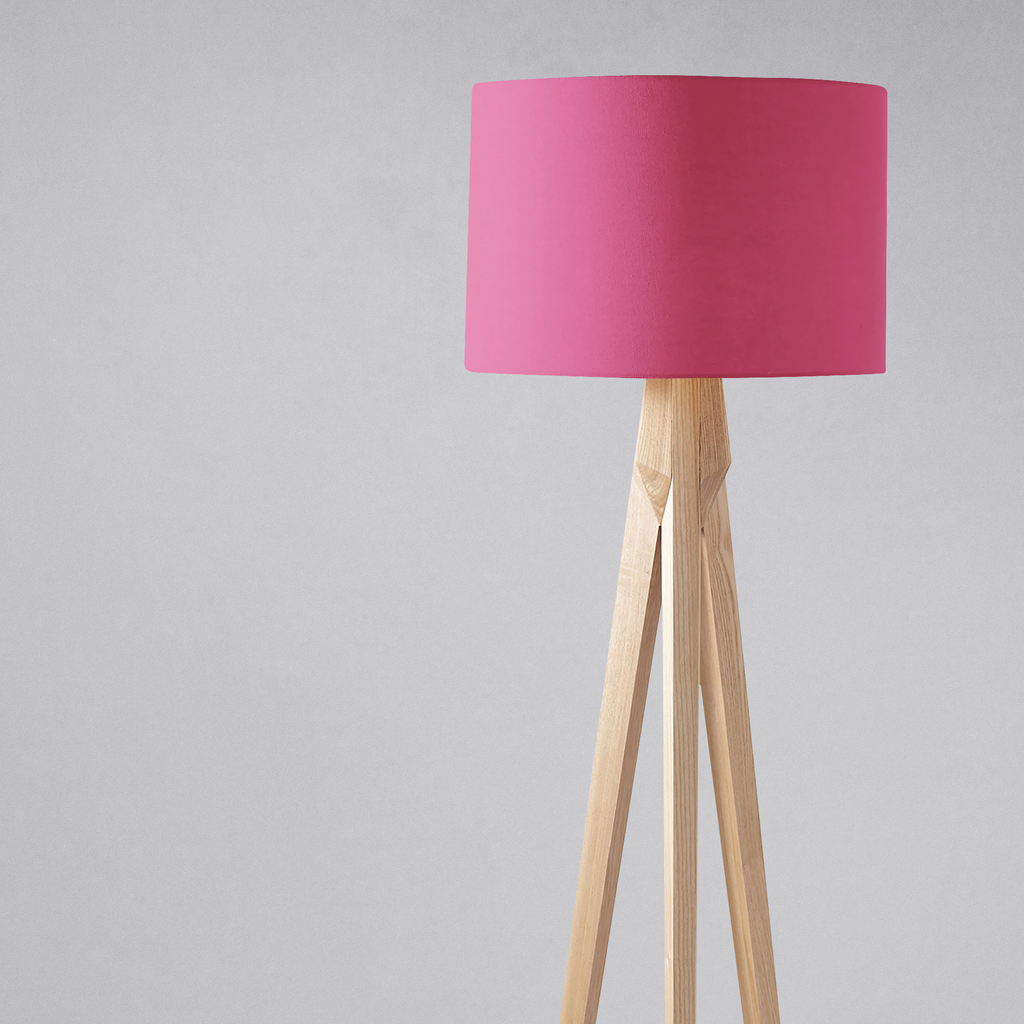 Cerise Pink Lampshade for Table and Ceiling Lights