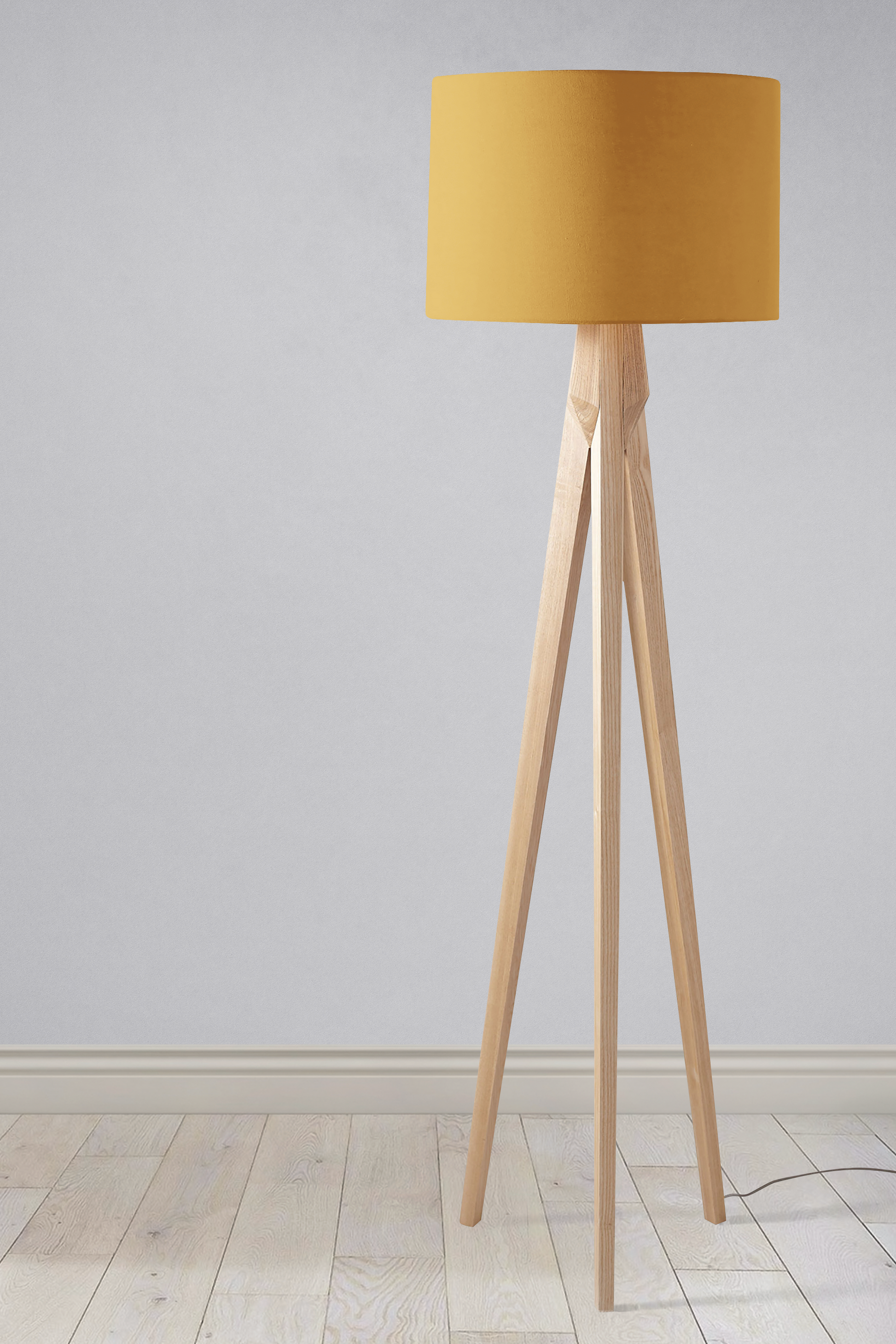 Mustard Yellow Lampshade for Ceiling or Table Lamp