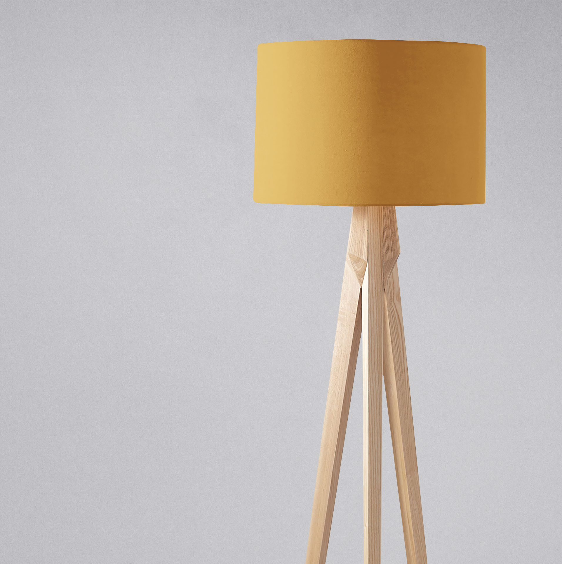 Mustard Yellow Lampshade for Ceiling or Table Lamp