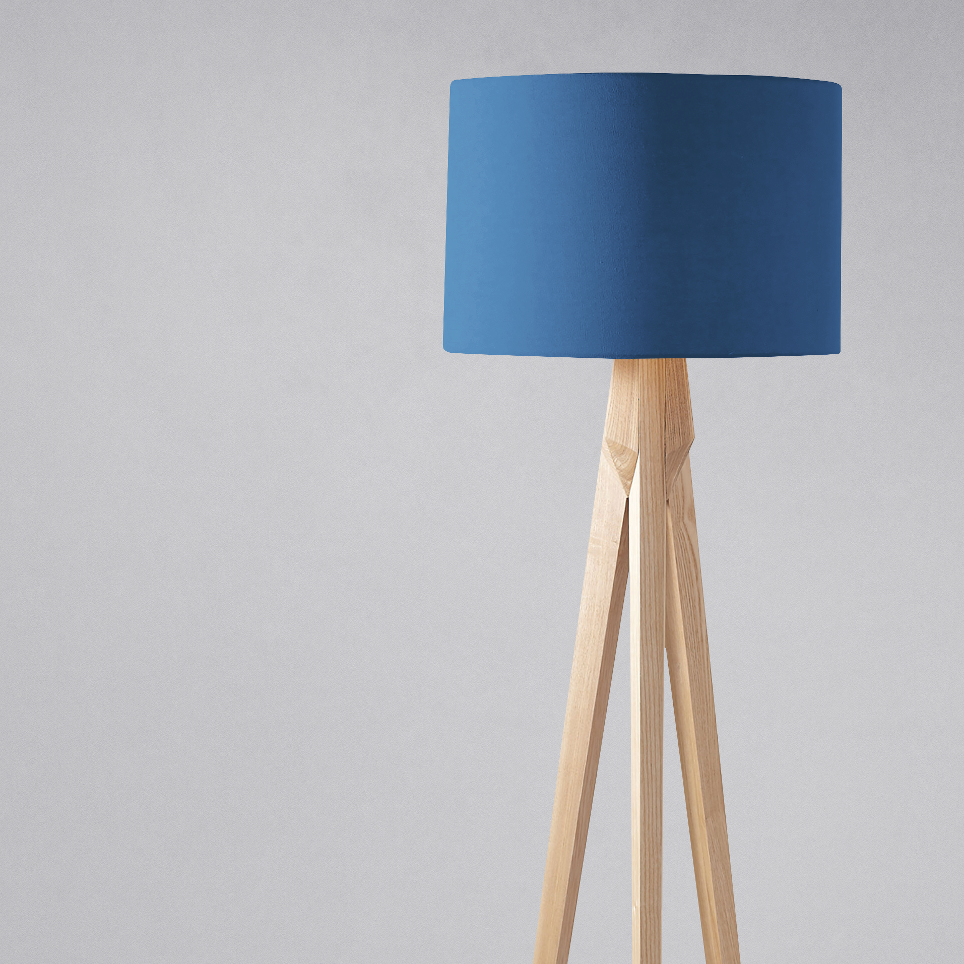 Plain Night Blue Lampshade for Ceiling or Table Lamp