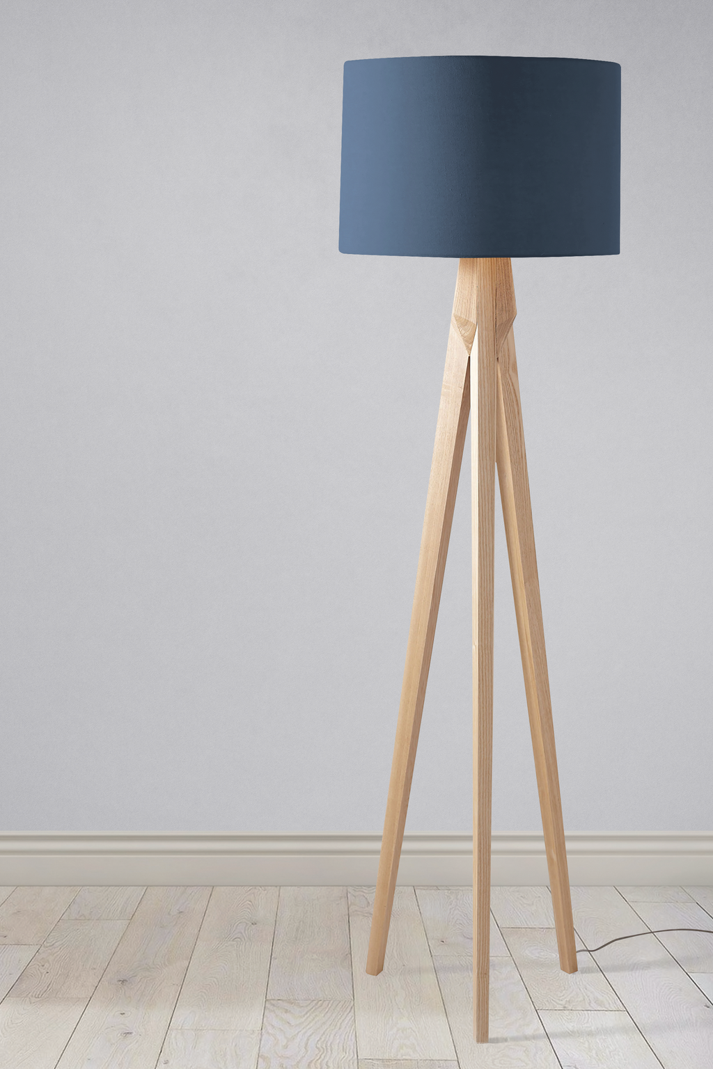 Peacock Blue Lampshade for Table Lamp or Ceiling Light