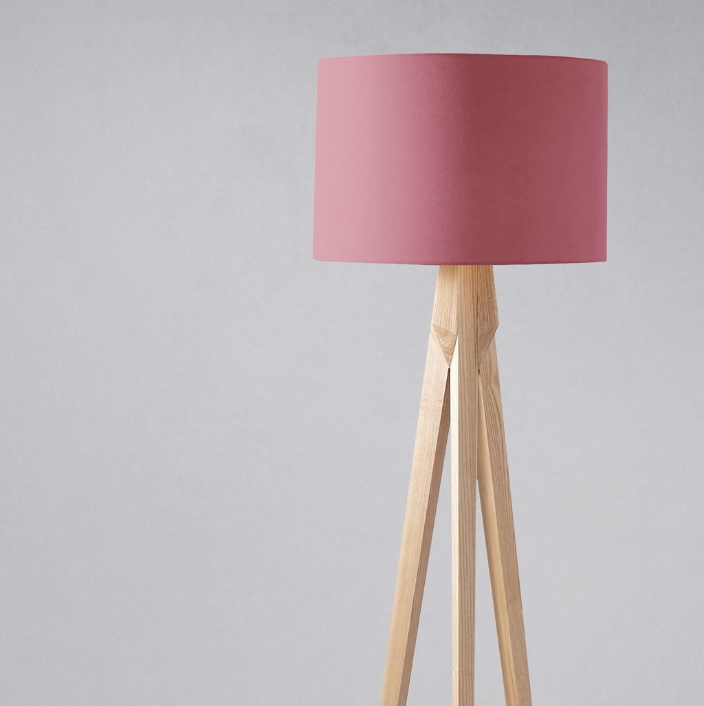 Plain Rosewood Lampshade in Pink for Ceiling or Table Lamp