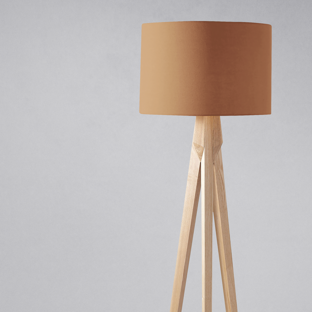 Plain Toffee Lampshade for Ceiling or Table Lamp
