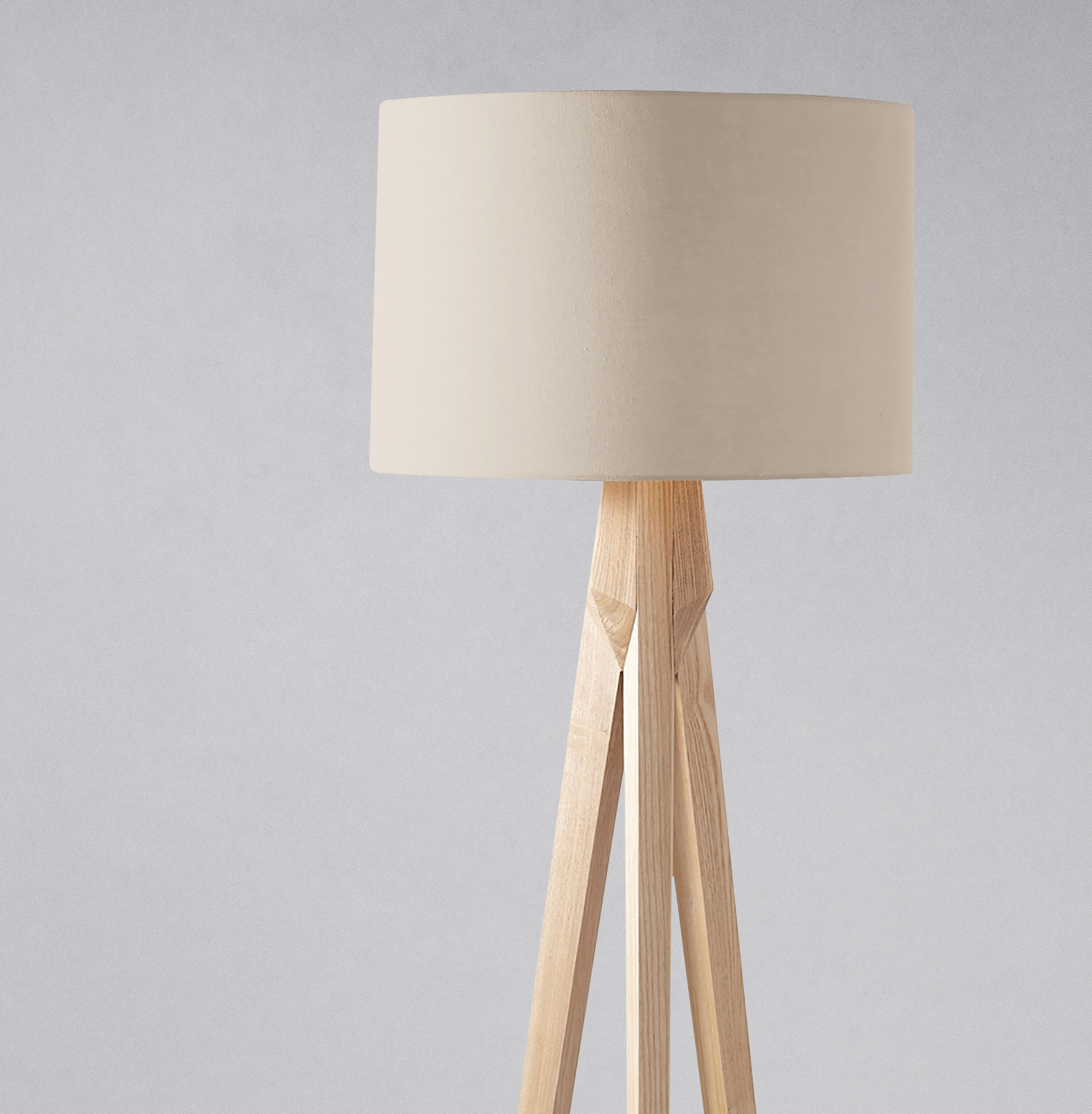 Plain Warm Sand Lampshade in Beige for Ceiling or Table Lamp