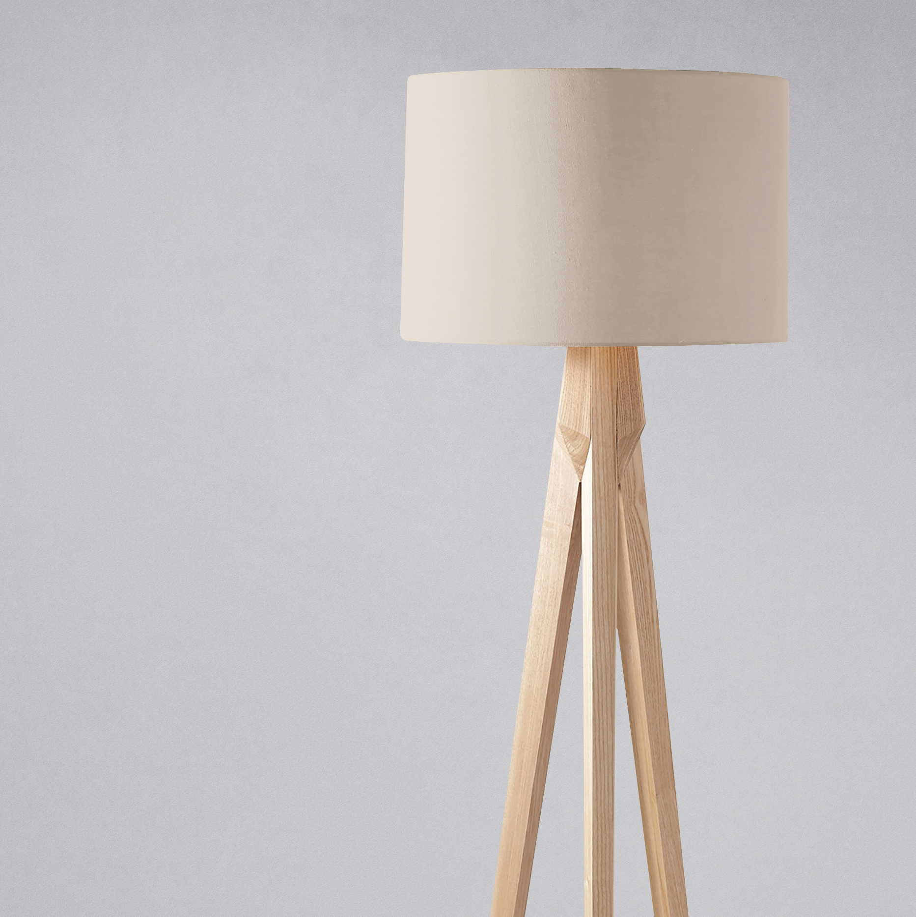 Plain Warm Sand Lampshade in Beige for Ceiling or Table Lamp