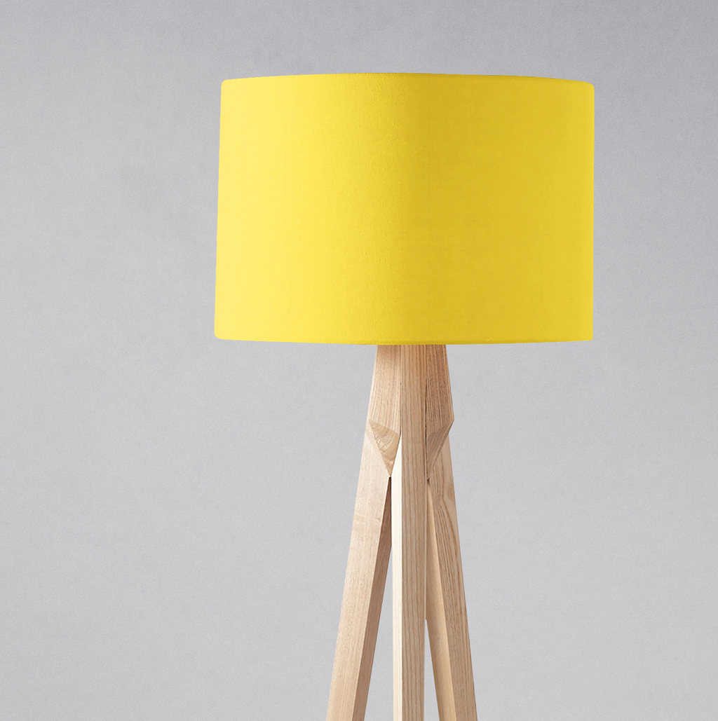 Plain Yellow Lampshade for Table and Ceiling Lamps