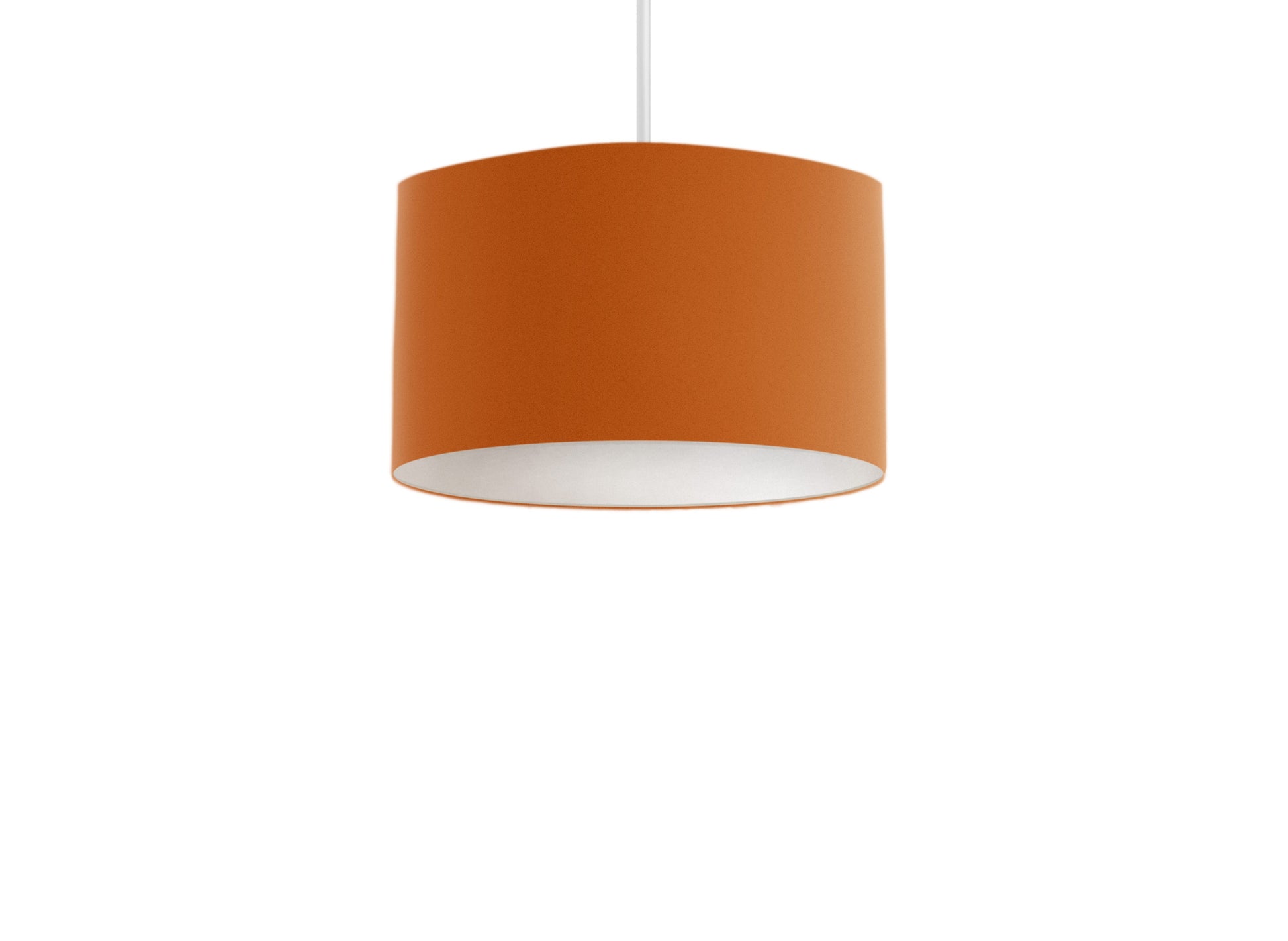 Burnt Orange Lampshade for Ceiling or Table Lamp
