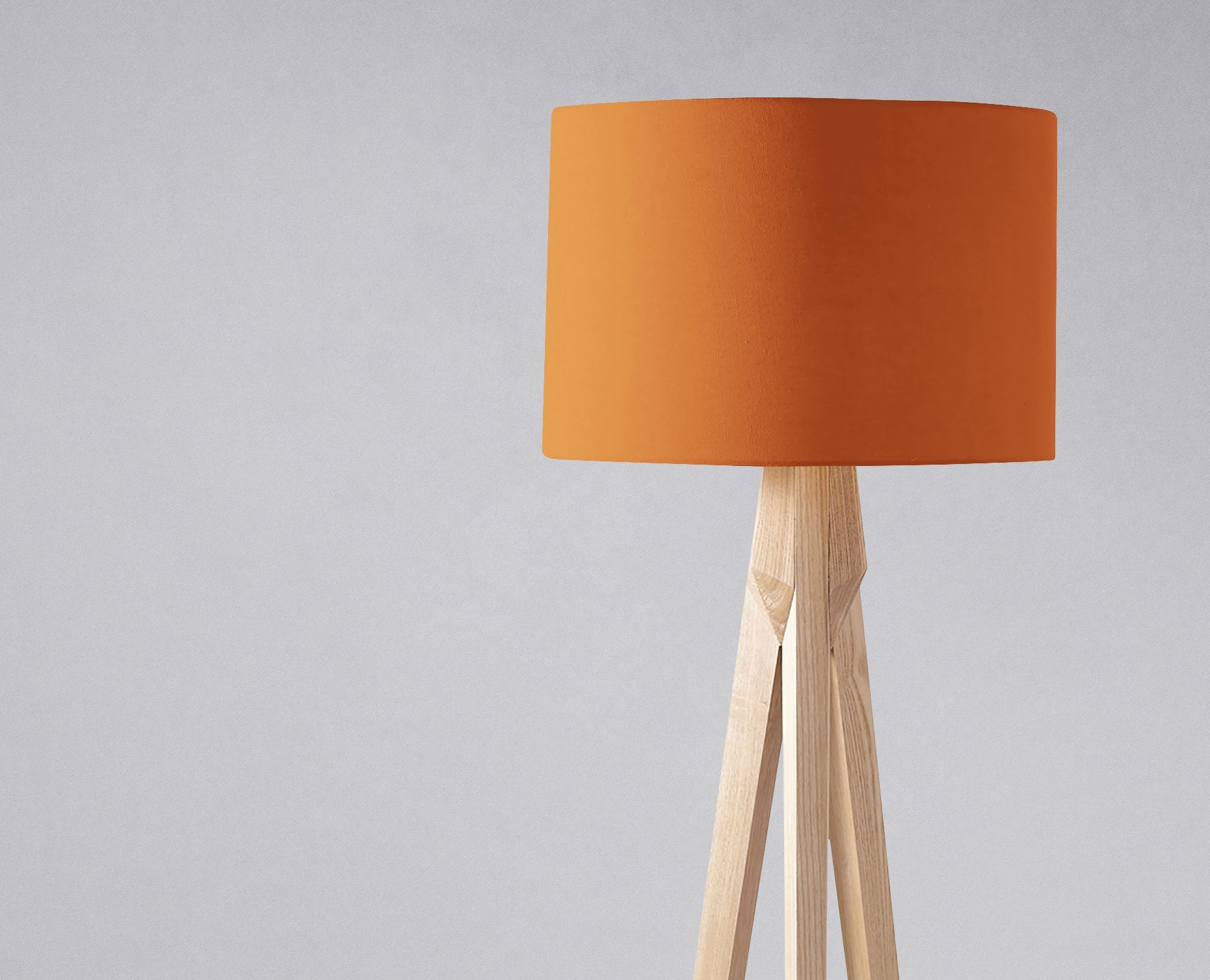 Burnt Orange Lampshade for Ceiling or Table Lamp