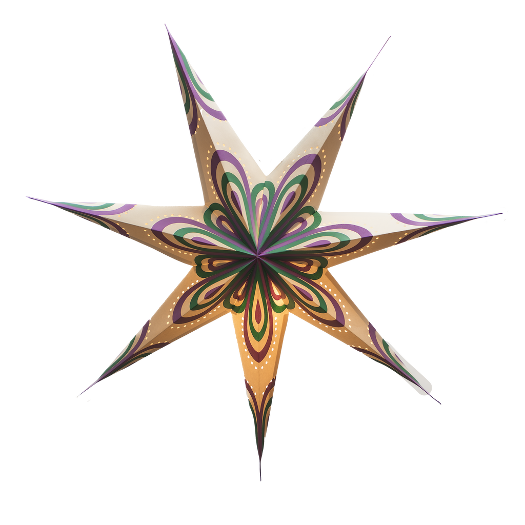 Plum Pavilion Paper Star Light