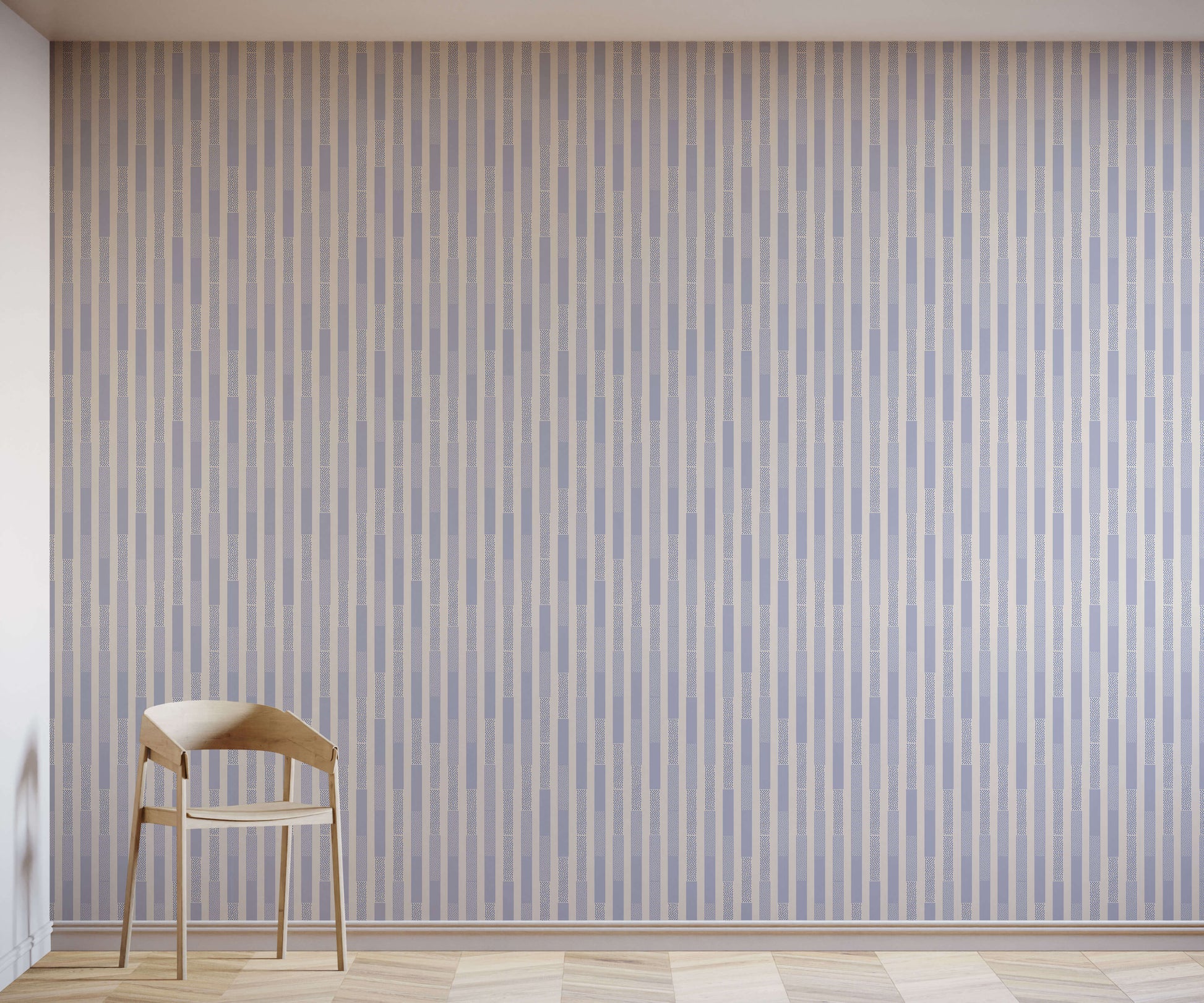 Polka Stripe Wallpaper