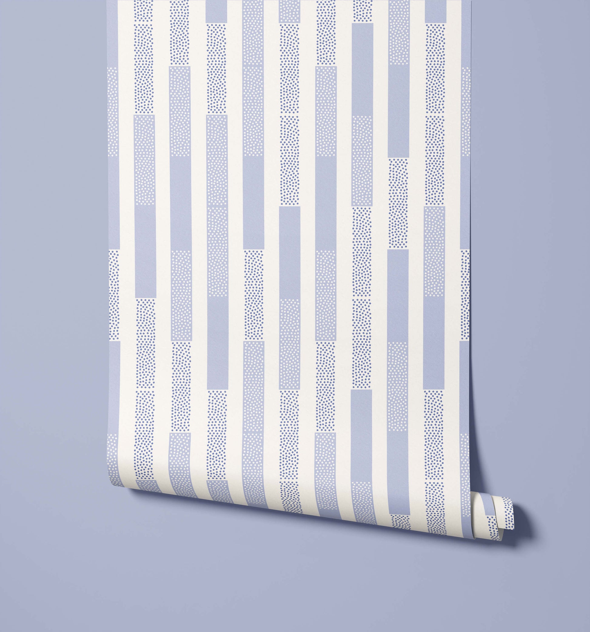 Polka Stripe Wallpaper