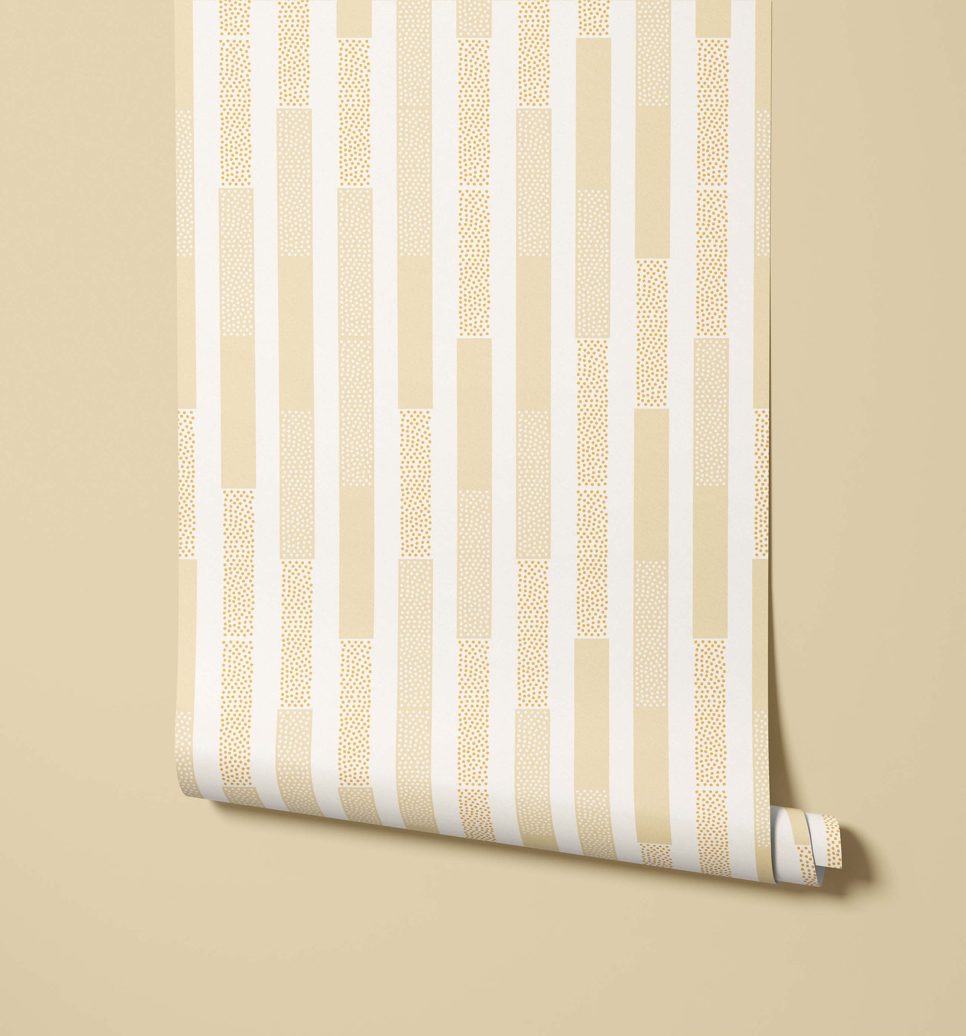 Polka Stripe Wallpaper
