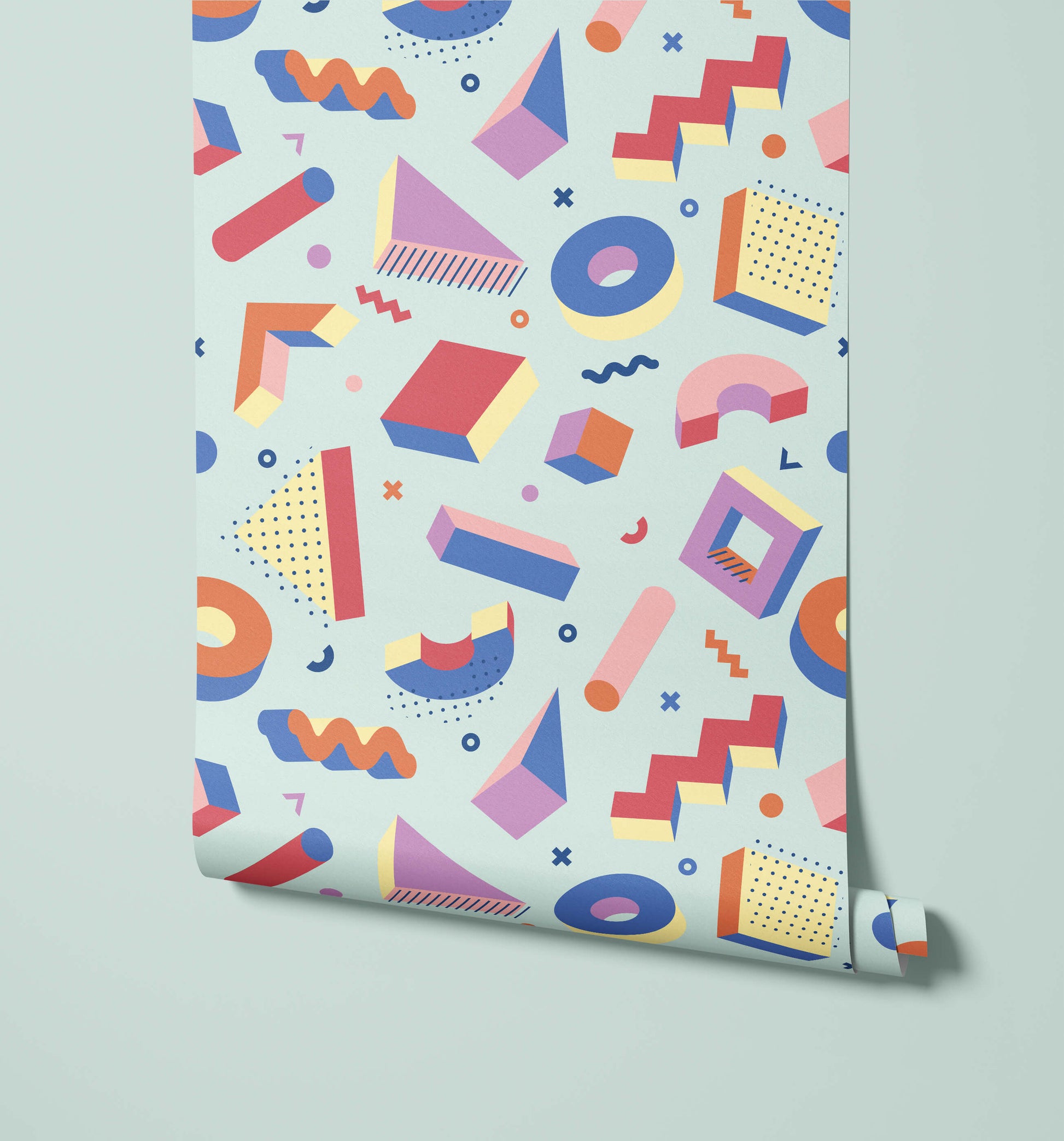 Pop Retro Memphis Wallpaper