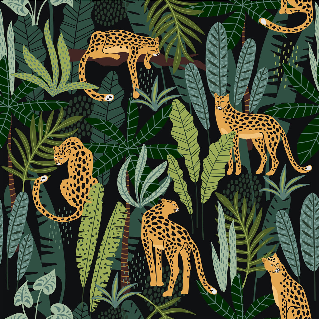 Leopard Jungle Porta Wallpaper