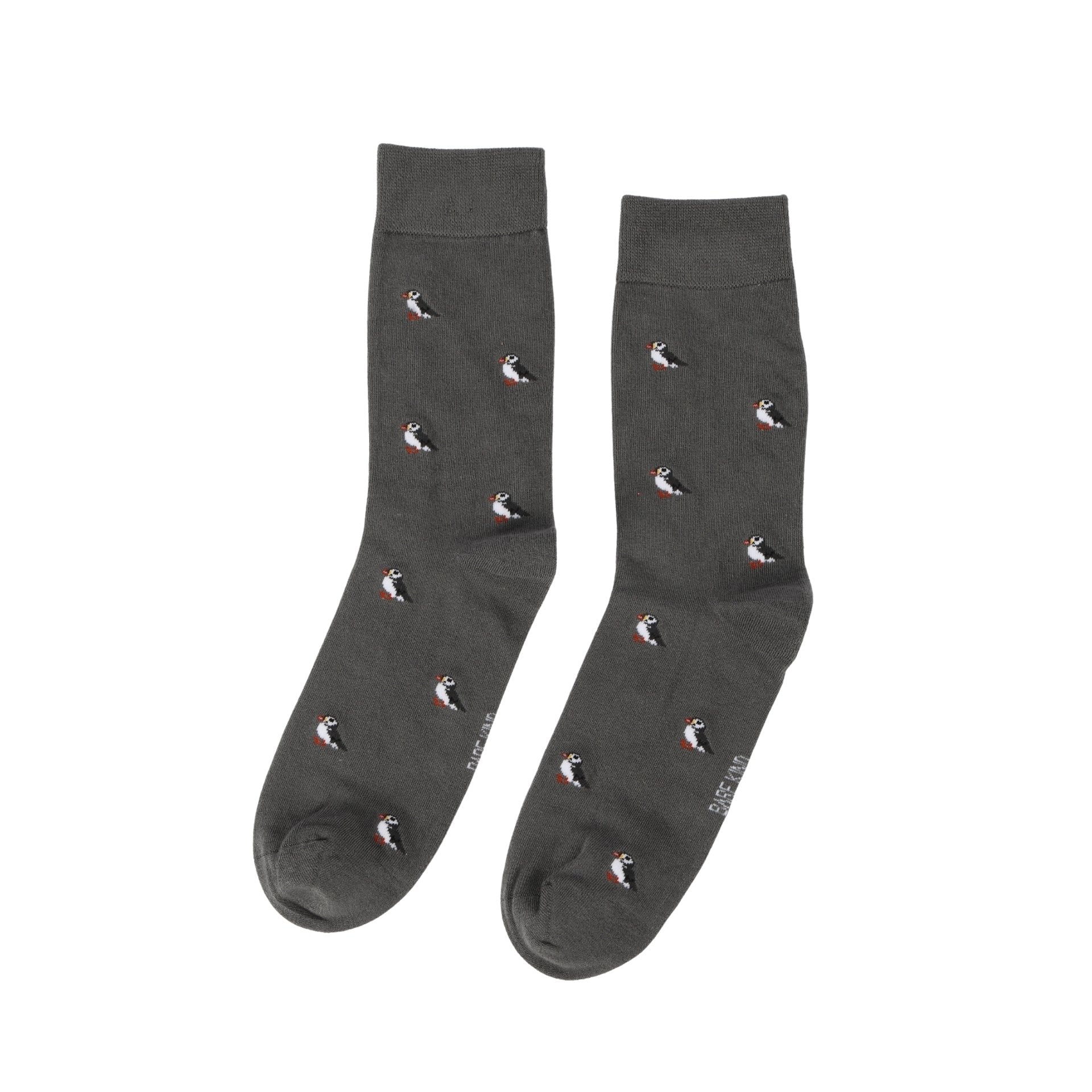 Save the Puffin Small Motif Bamboo Socks