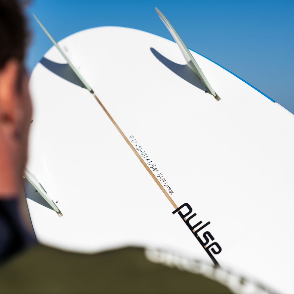 9' Pulse Longboard Round Tail Surfboard by Australian Board Co - FCSII Finboxes