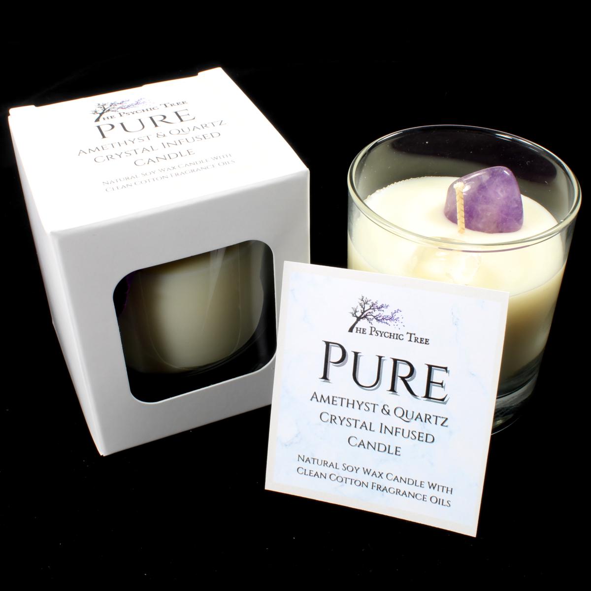 Pure Crystal Infused Scented Candle