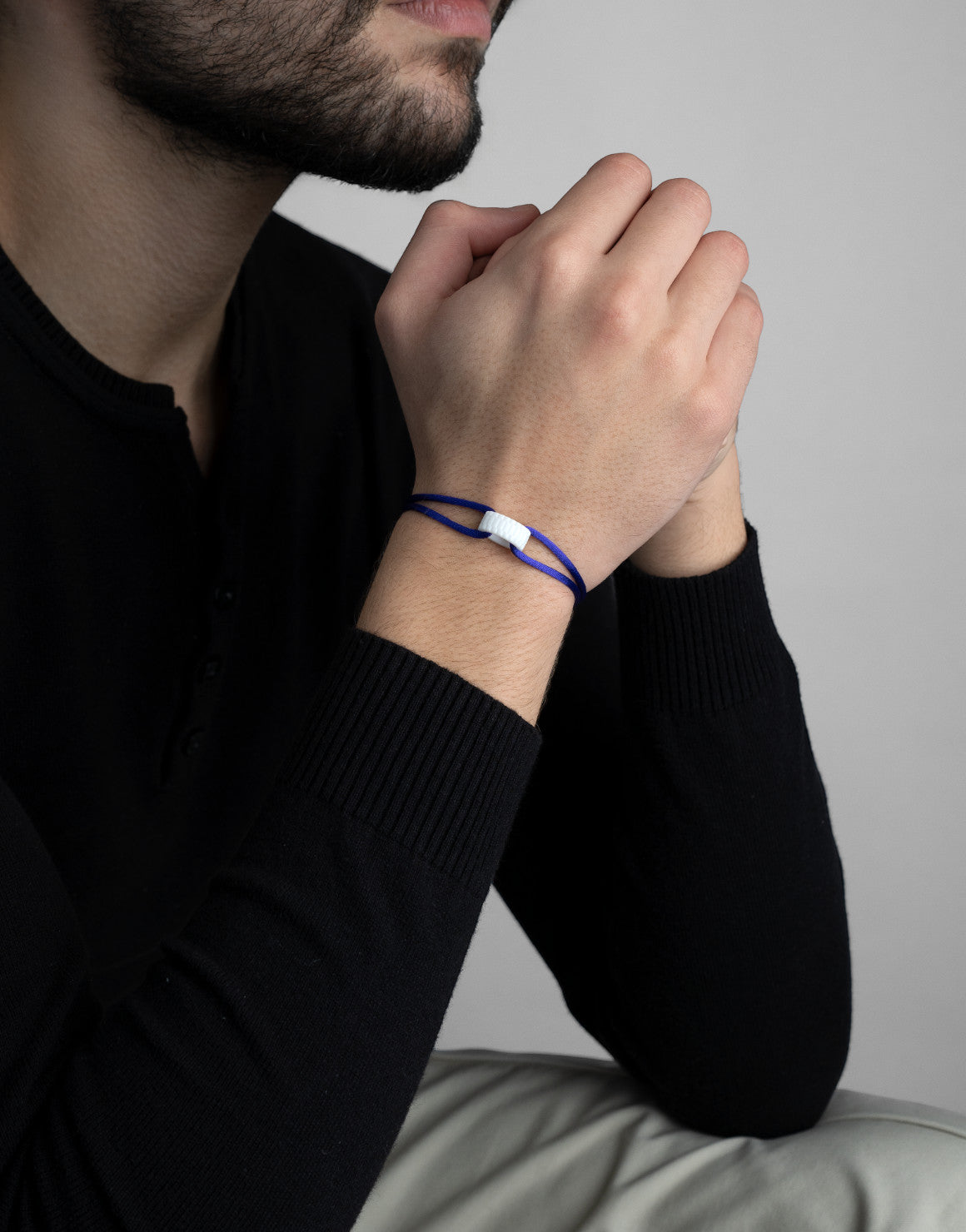 Cord Bracelet in Snow