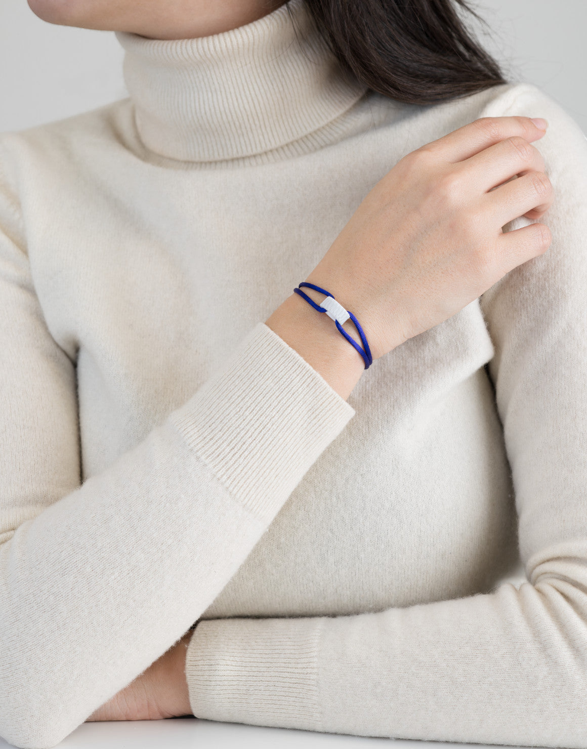 Cord Bracelet in Snow