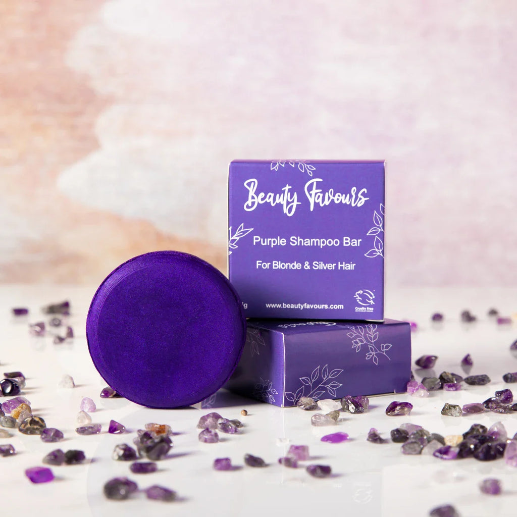 Purple Shampoo Bar for Blonde and Silver Hair