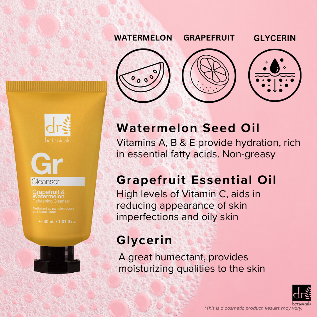 Grapefruit and Watermelon Refreshing Cleanser 30ml