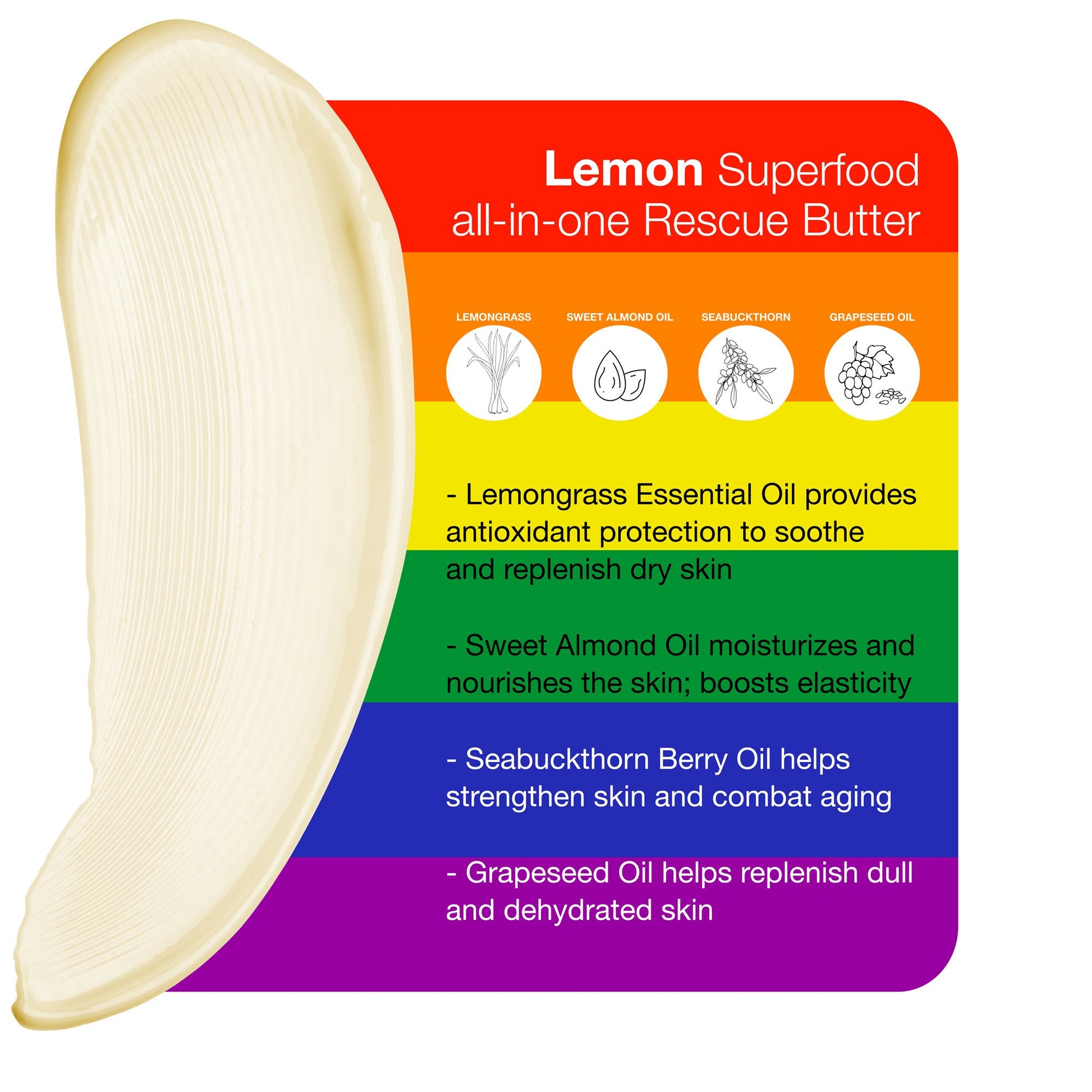 Pride Edition Lemon Superfood All in One Rescue Butter 50ml