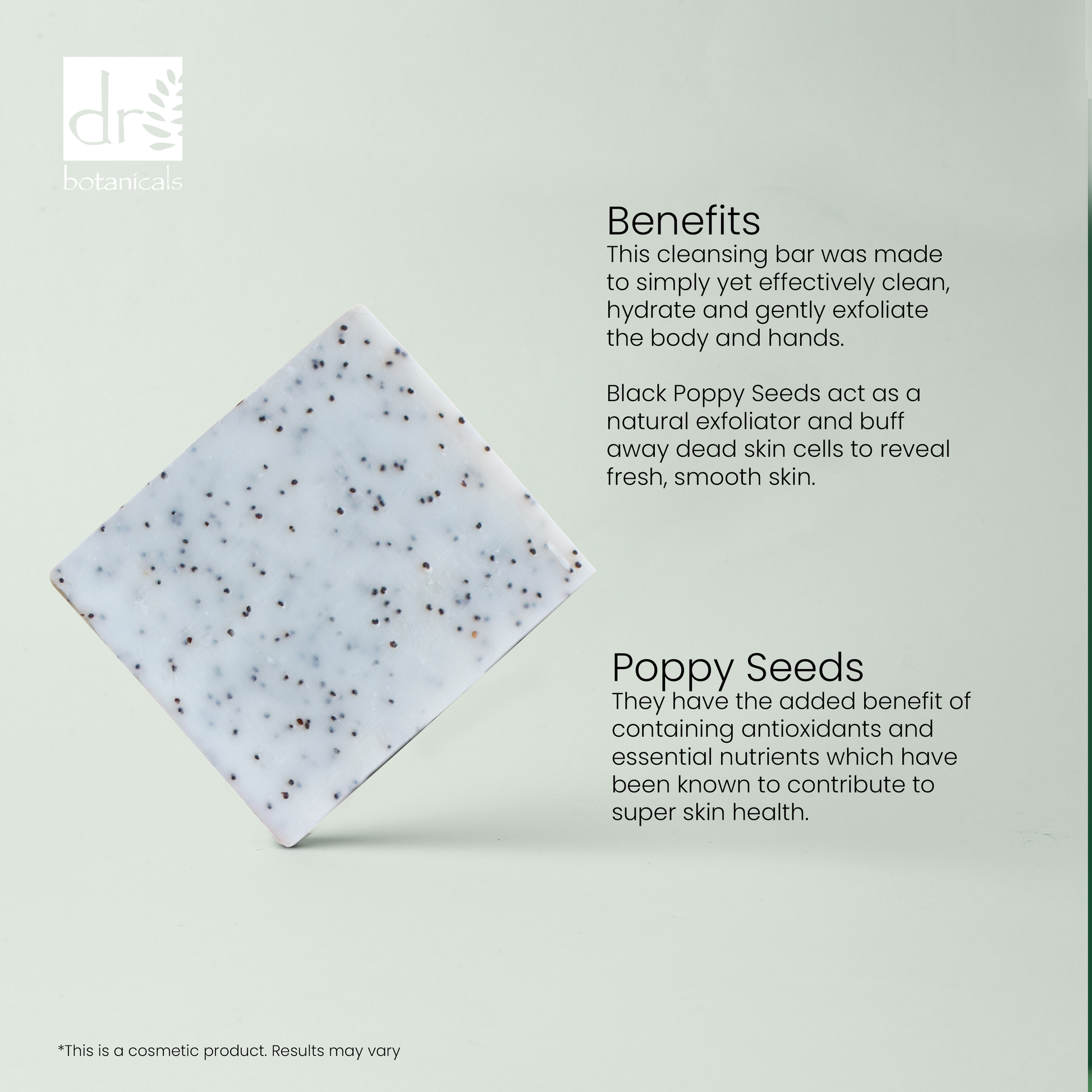 Strawberry and Poppy Seed Cleansing Bar 100g