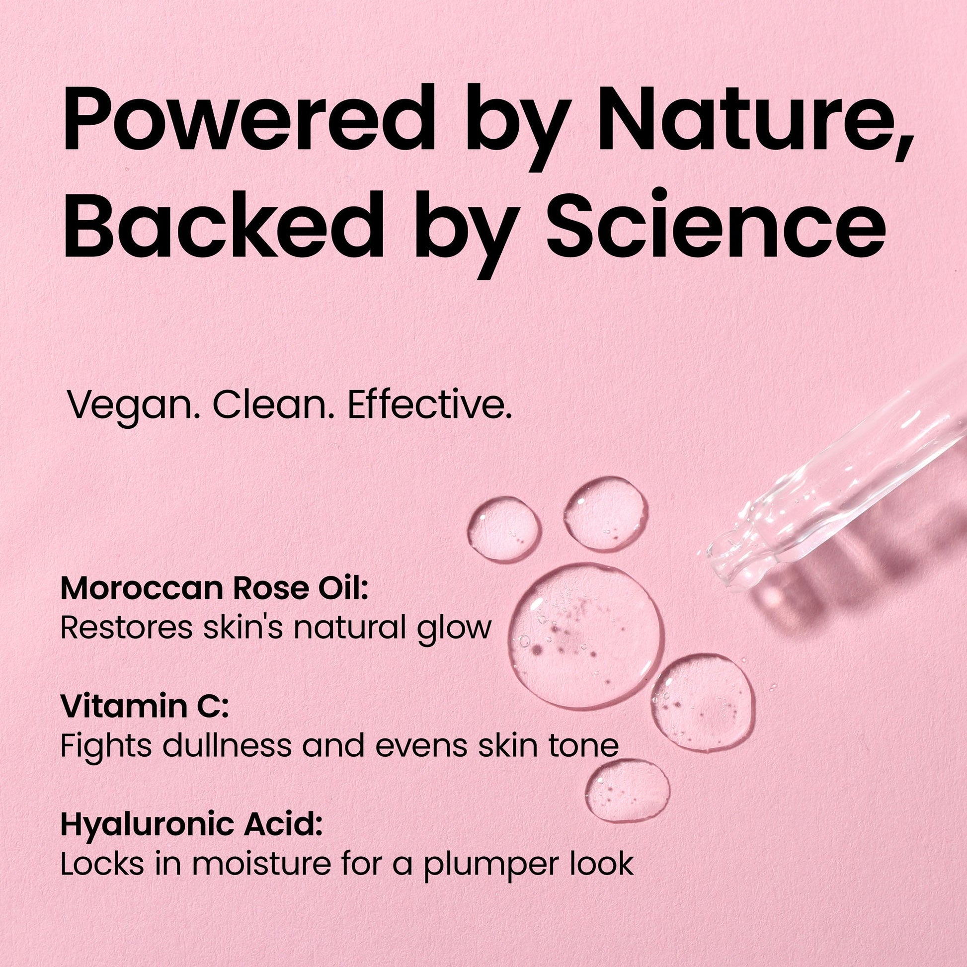 Moroccan Rose Facial Oil with Hyaluronic Acid and Vitamin C