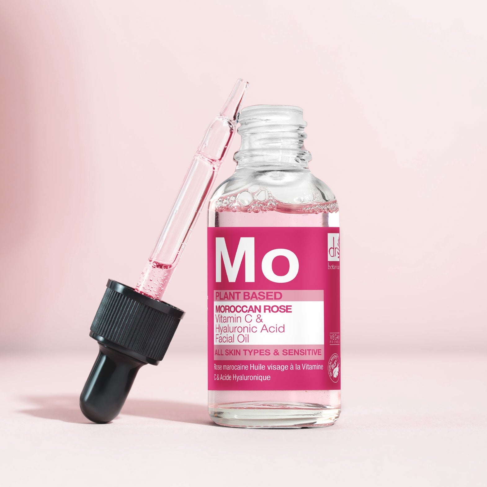 Moroccan Rose Facial Oil with Hyaluronic Acid and Vitamin C