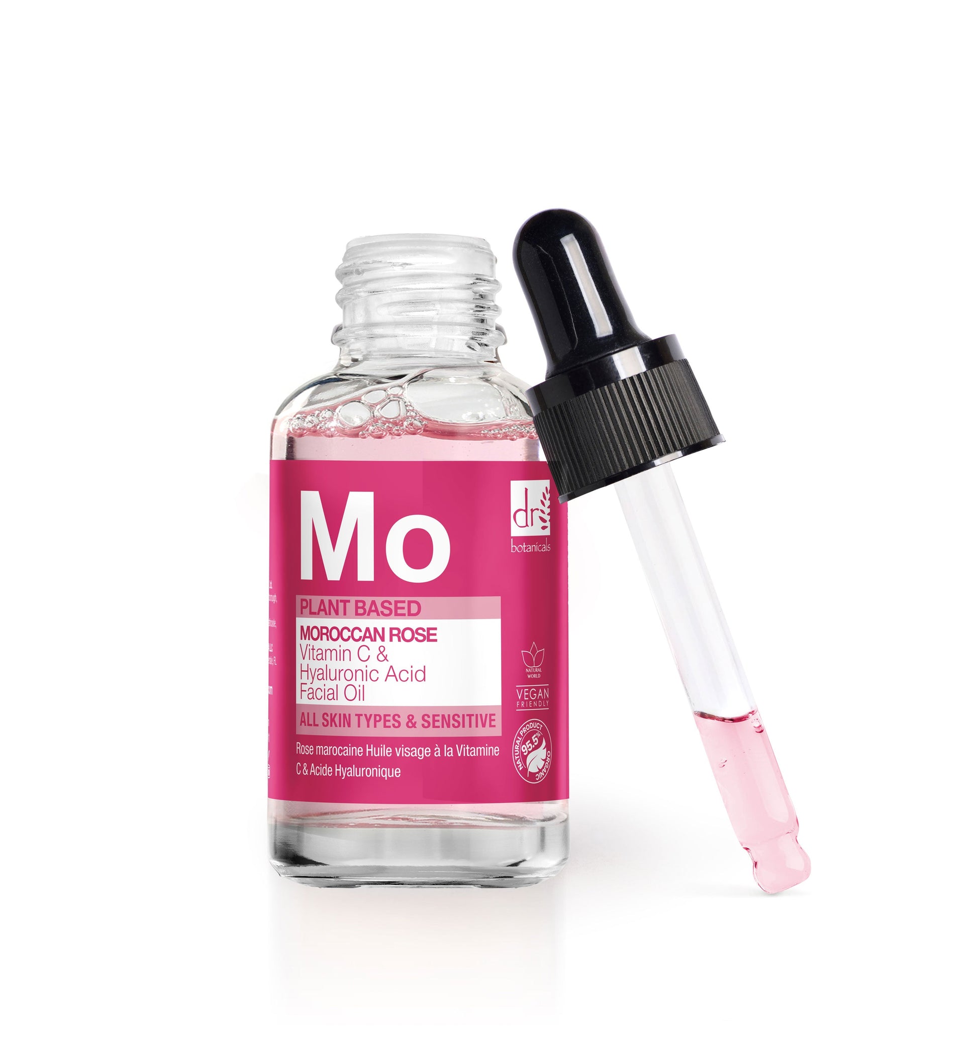 Moroccan Rose Facial Oil with Hyaluronic Acid and Vitamin C