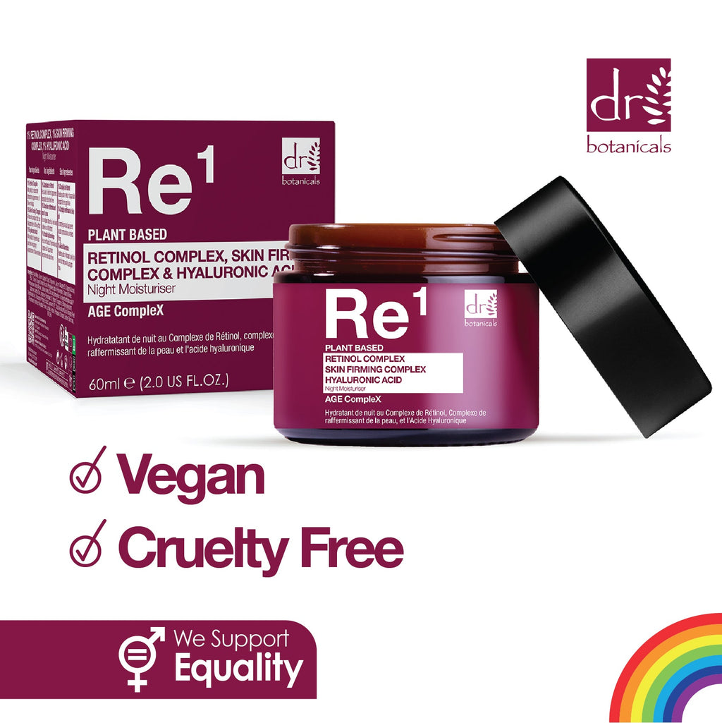 Retinol Night Moisturiser 60ml with Hyaluronic Acid and Skin Firming Complex