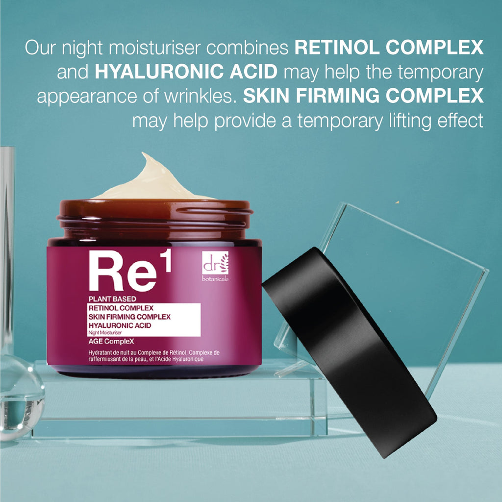Retinol Night Moisturiser 60ml with Hyaluronic Acid and Skin Firming Complex