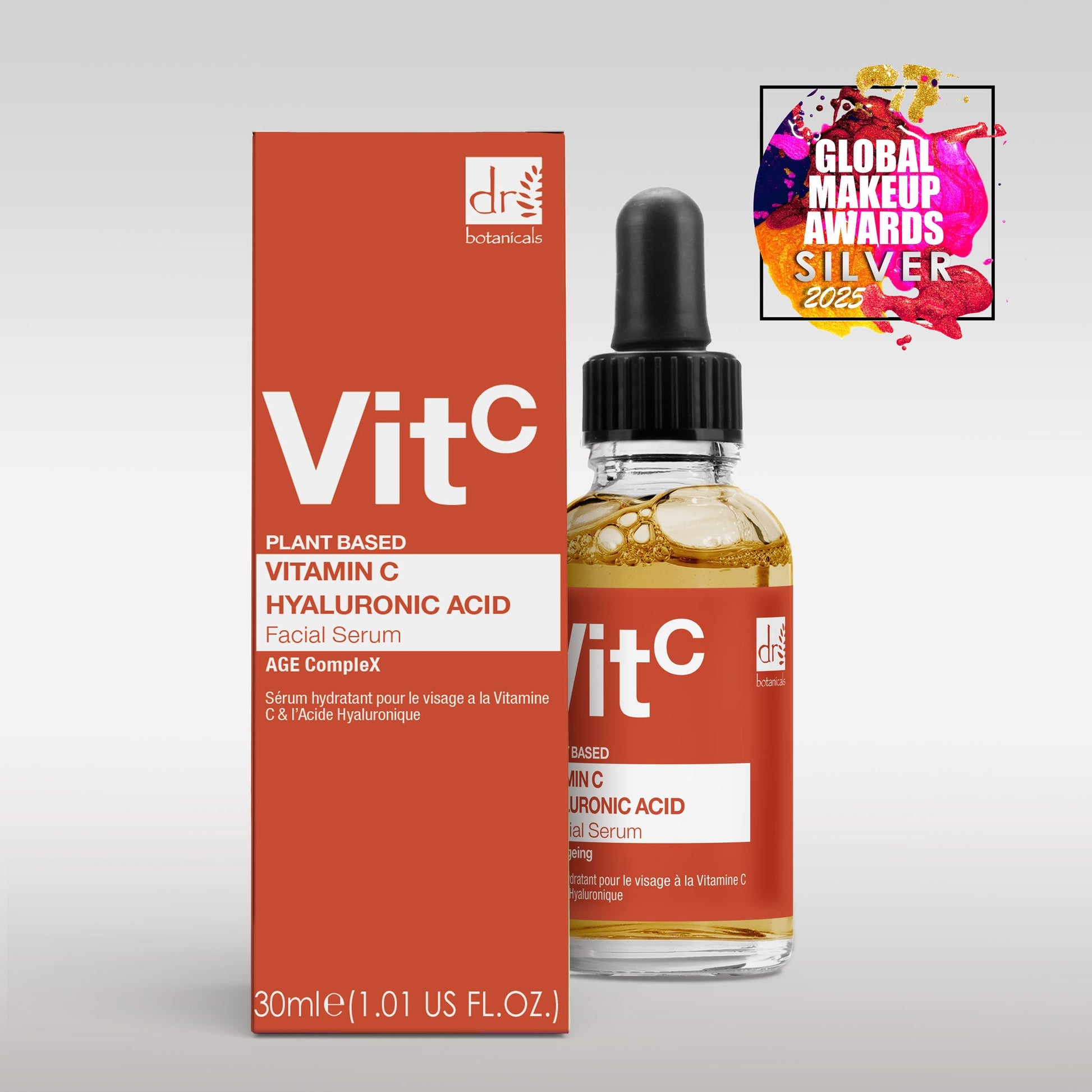 Vitamin C 5 Percent and Hyaluronic Acid 2 Percent Hydrating Facial Serum 30ml