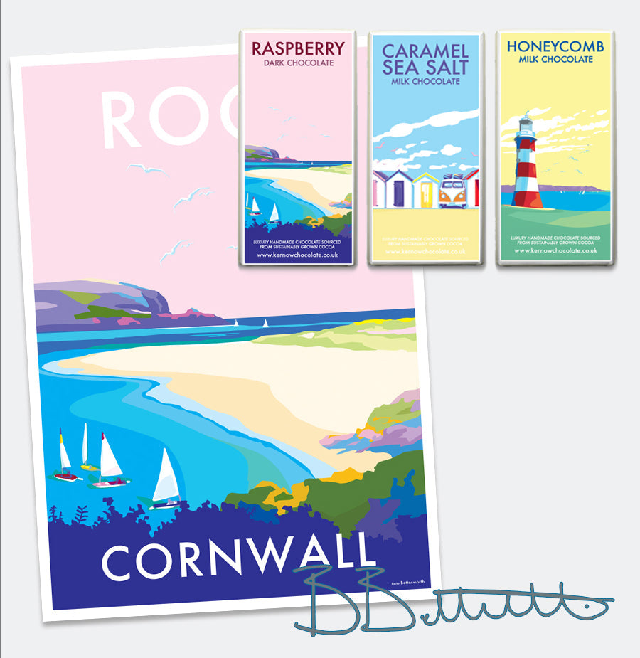 Rock Vintage Travel Poster Print